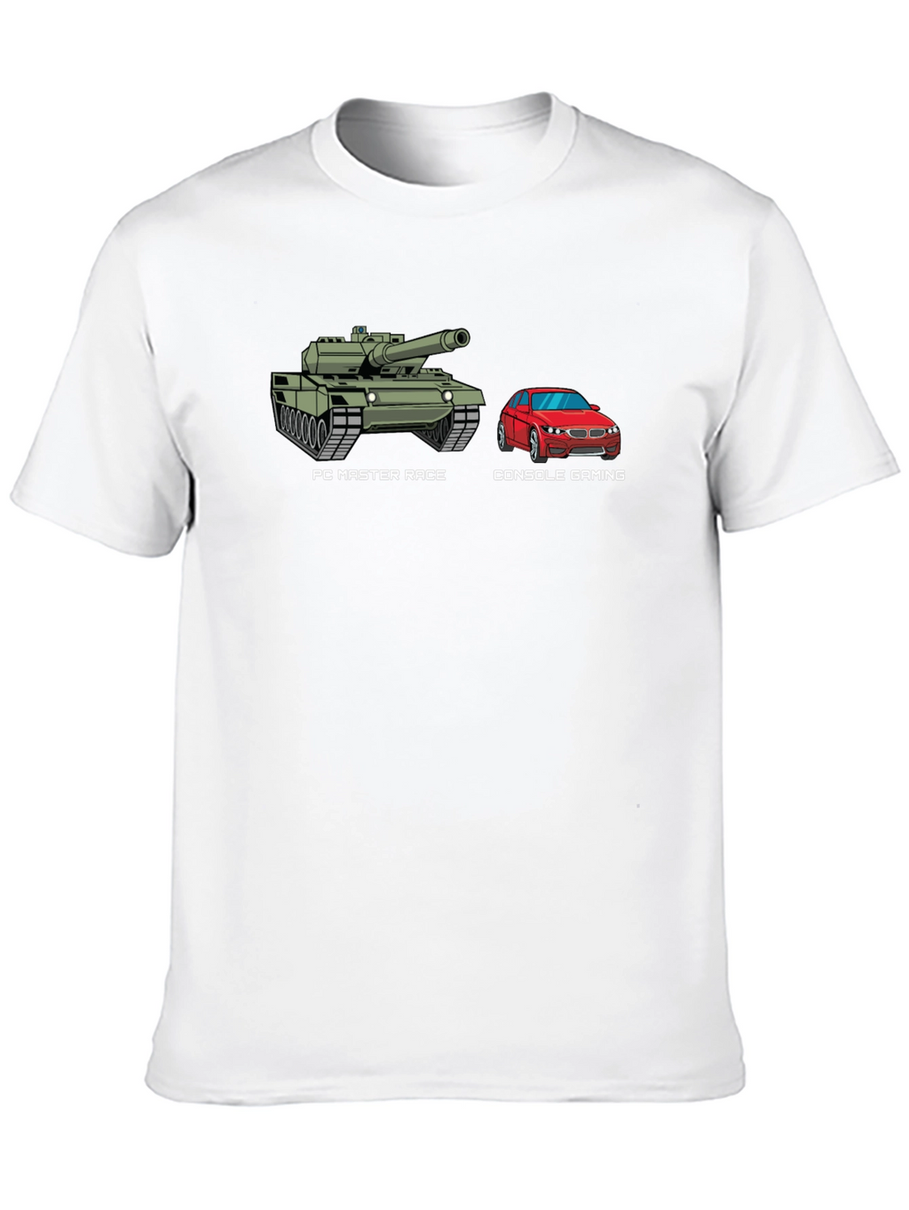 Camiseta Gaming: PC Master Race vs Consola