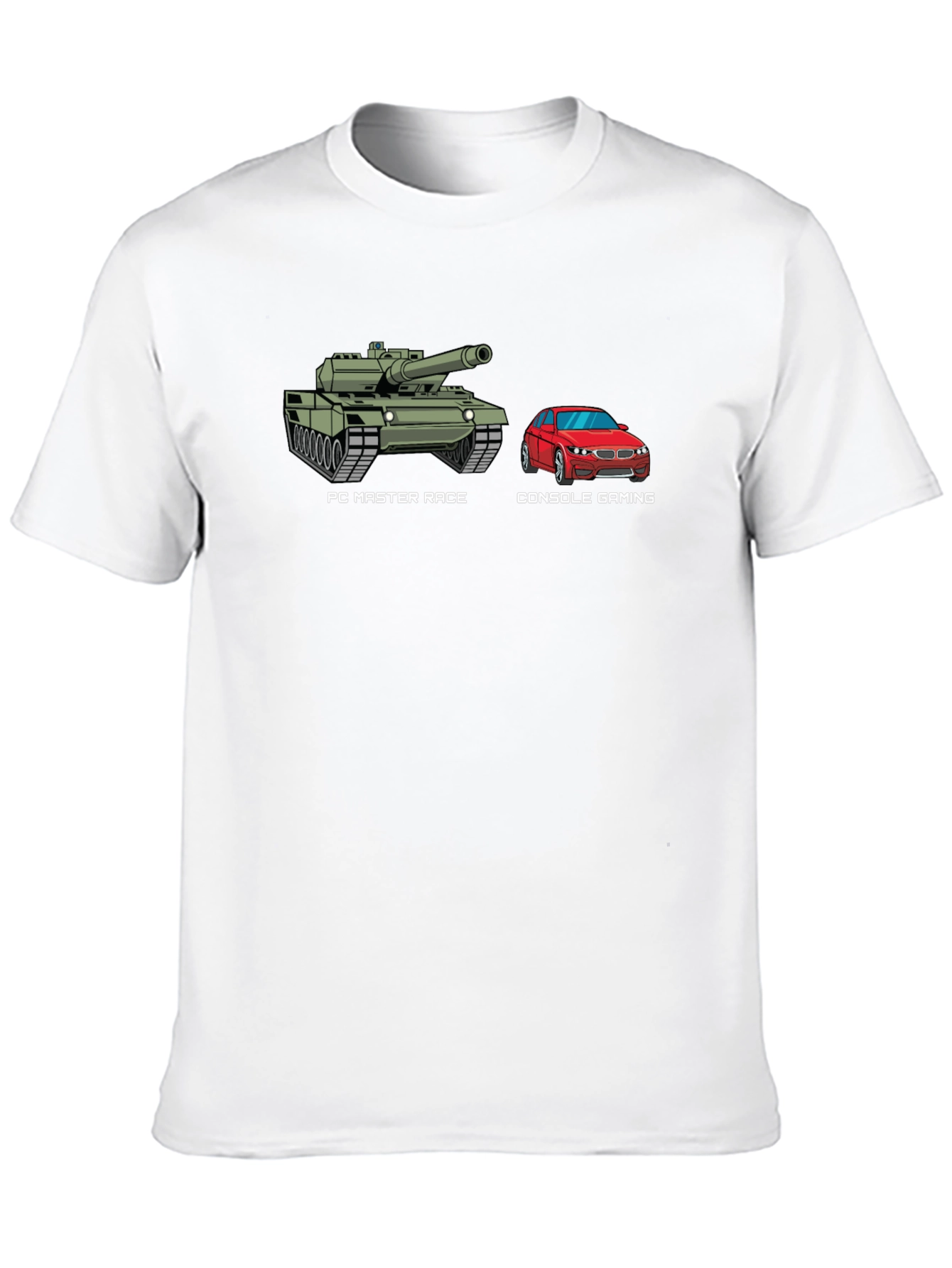 Camiseta Gaming: PC Master Race vs Consola