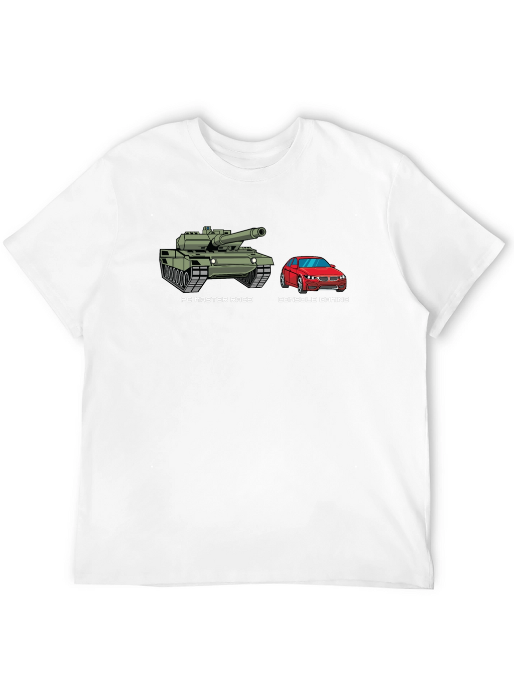 Camiseta Gaming: PC Master Race vs Consola