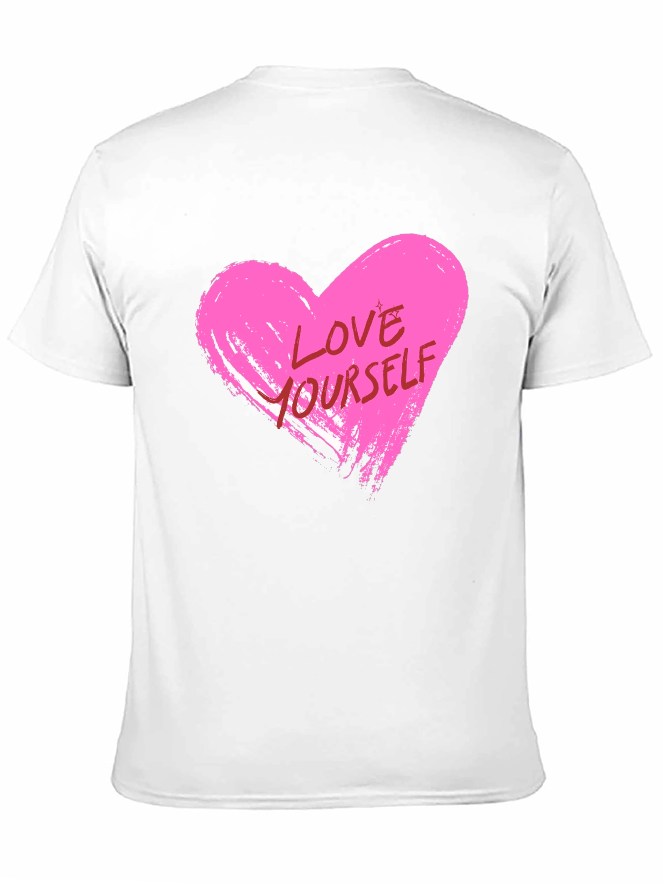 Camiseta Negra con Corazón Ámate a Ti Mismo