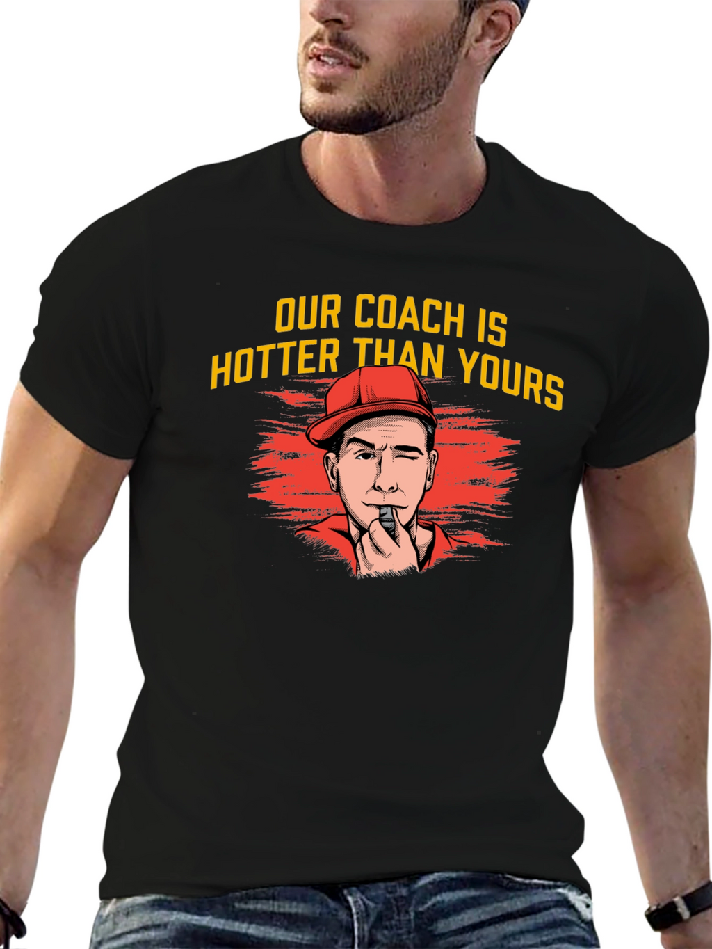Camiseta Hombre Our Coach is Hotter