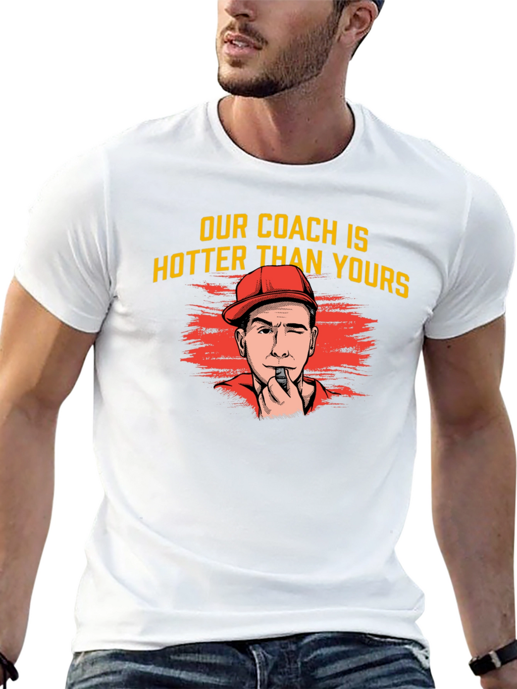 Camiseta Hombre Our Coach is Hotter