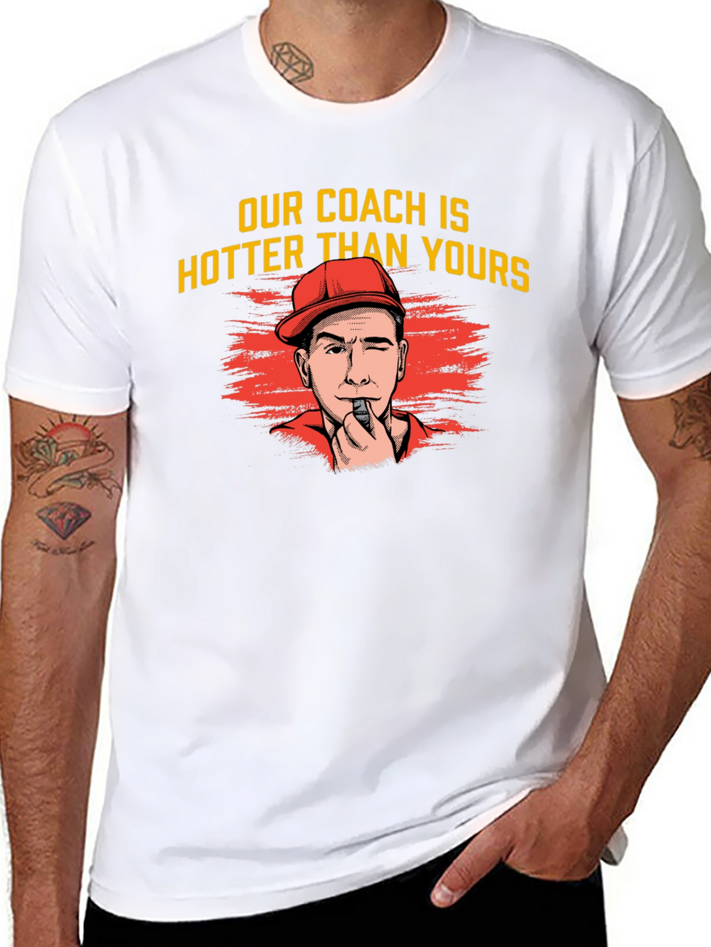 Camiseta Hombre Our Coach is Hotter