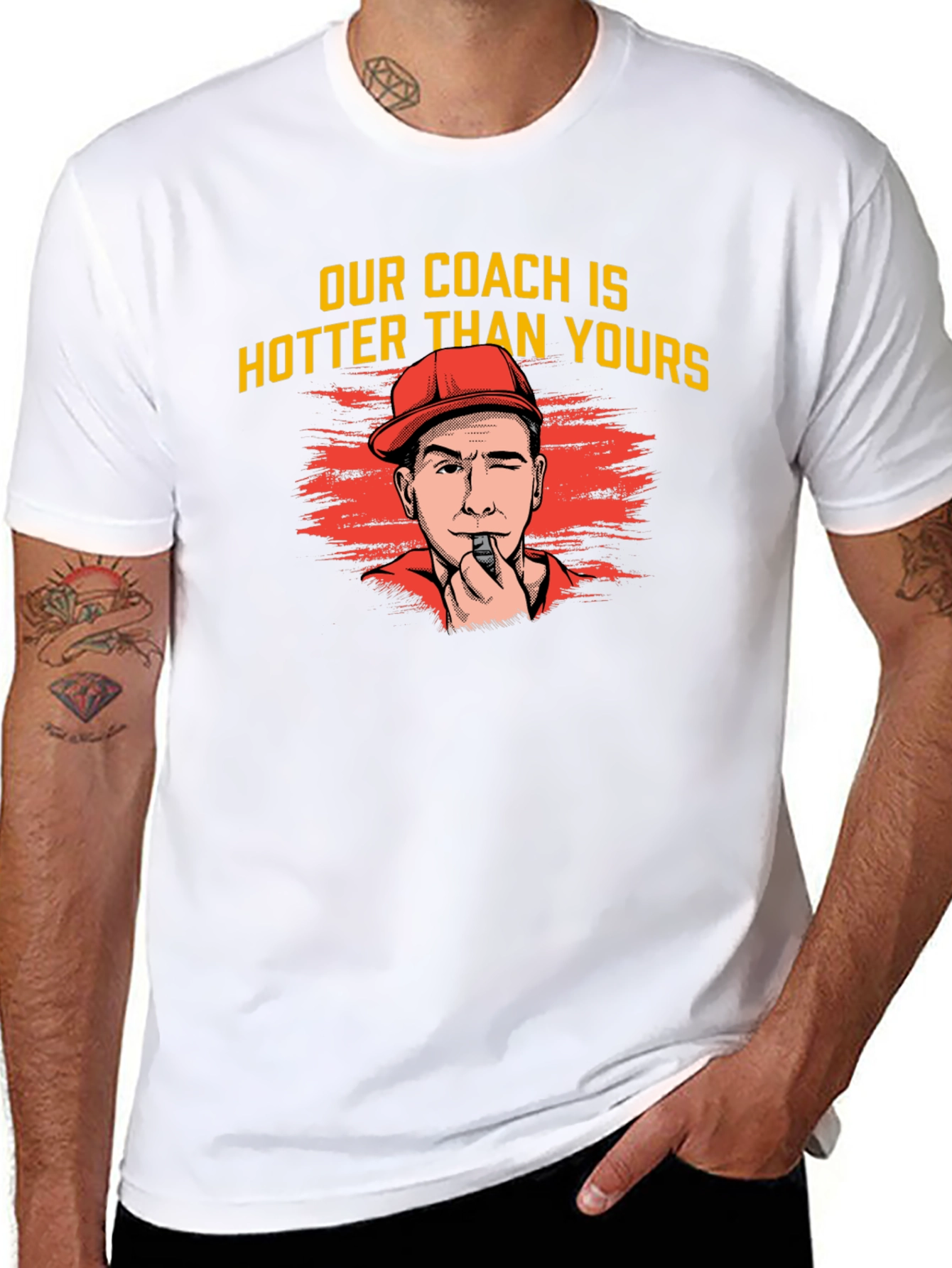 Camiseta Hombre Our Coach is Hotter
