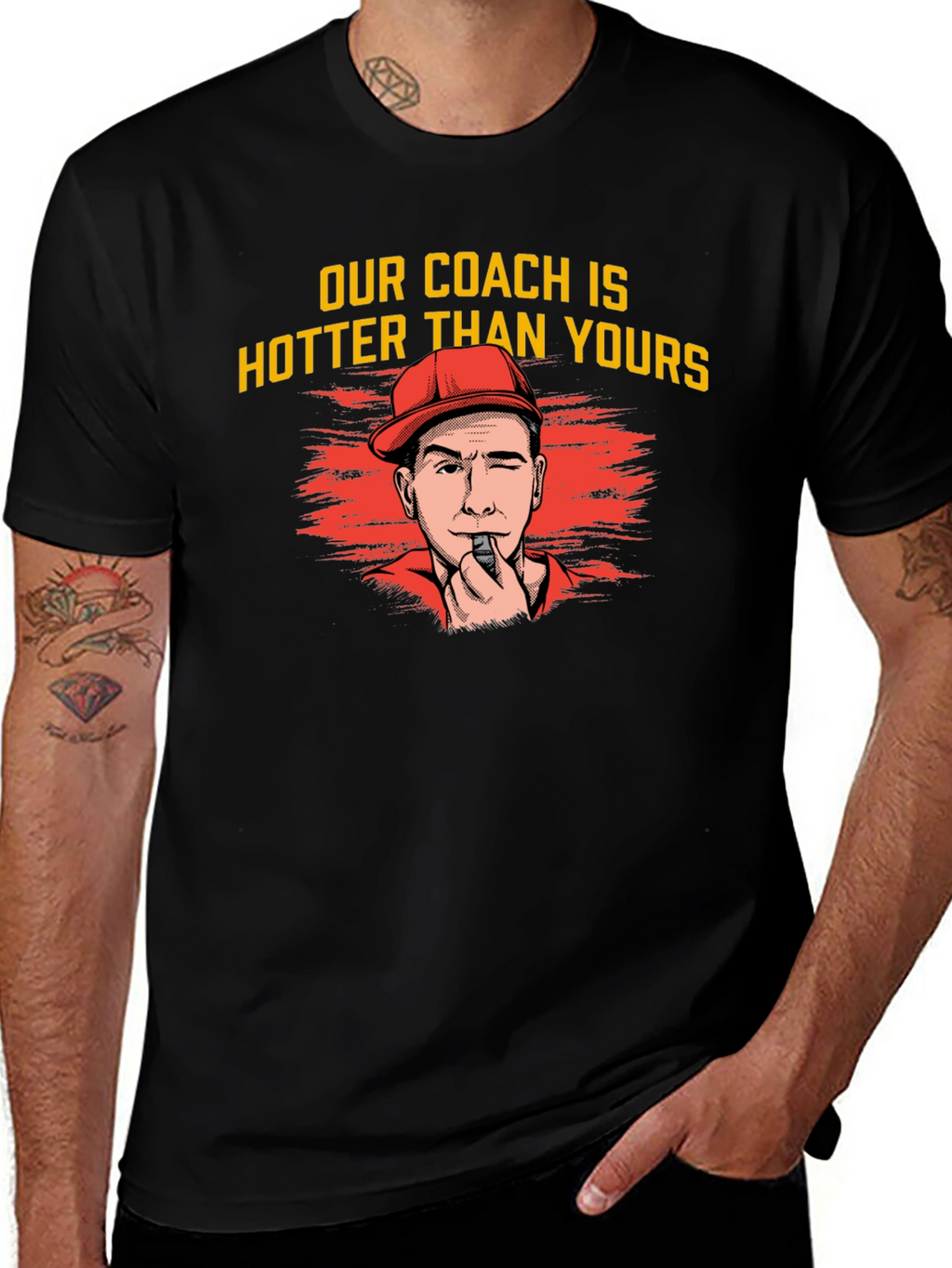 Camiseta Hombre Our Coach is Hotter