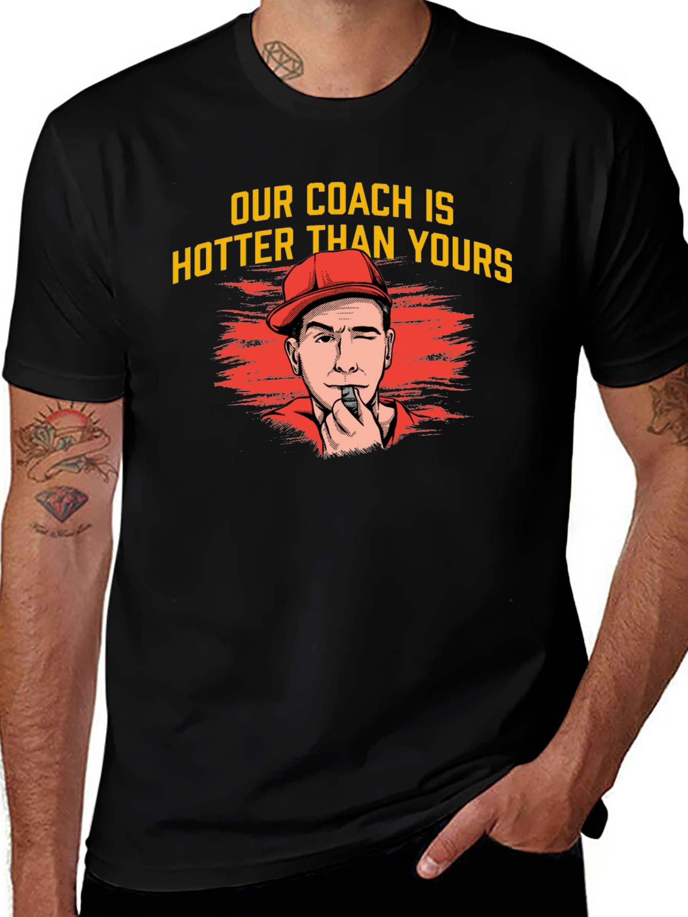 Camiseta Hombre Our Coach is Hotter