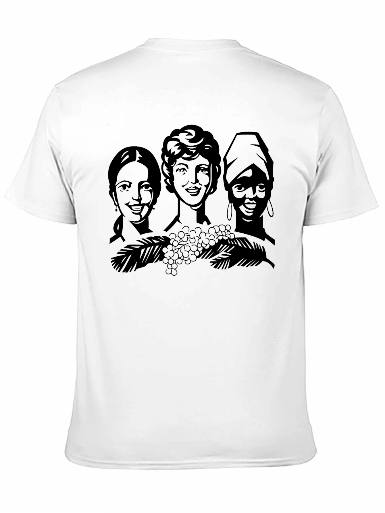 Camiseta Negra con Diseño de las Chicas de Oro