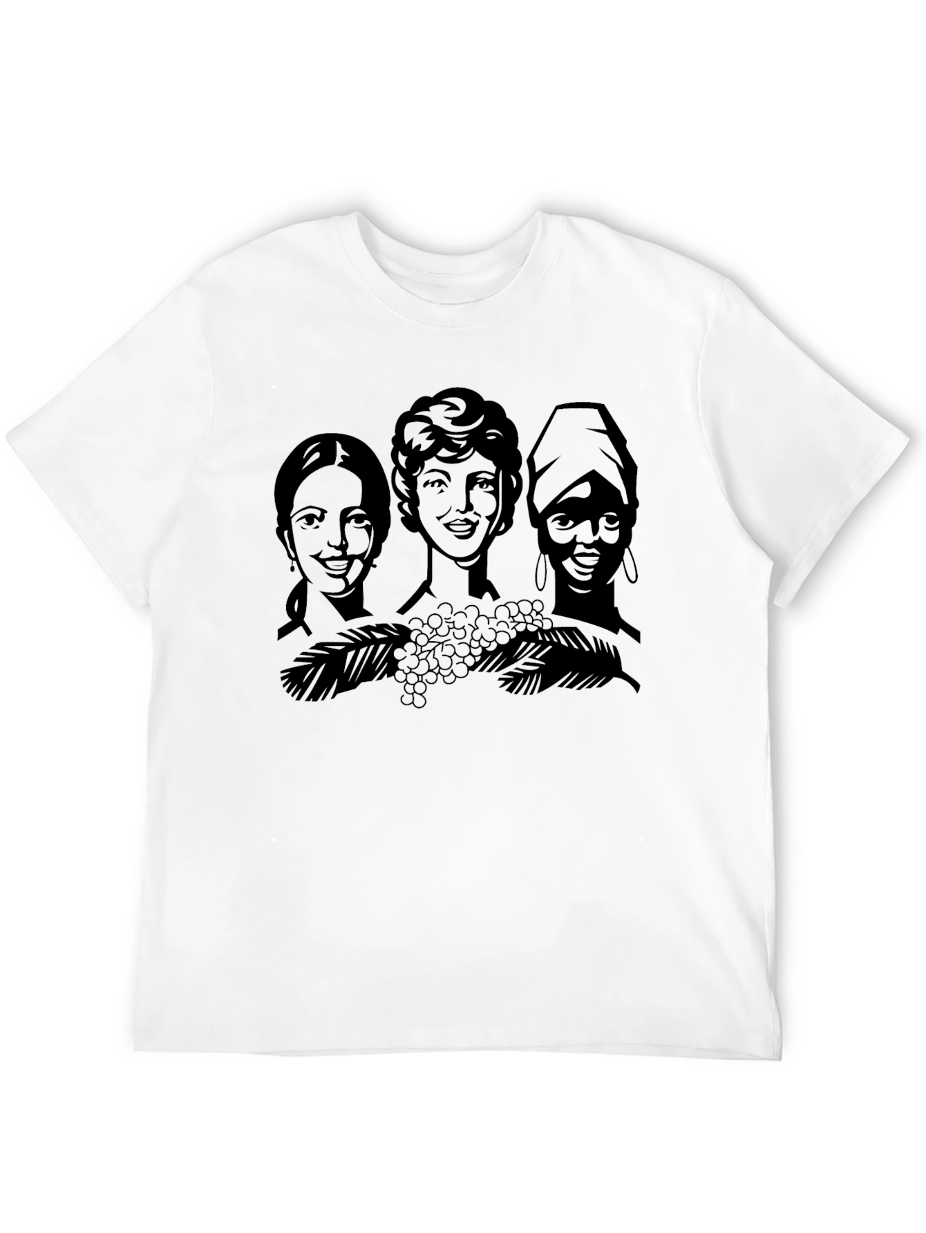 Camiseta Negra con Diseño de las Chicas de Oro