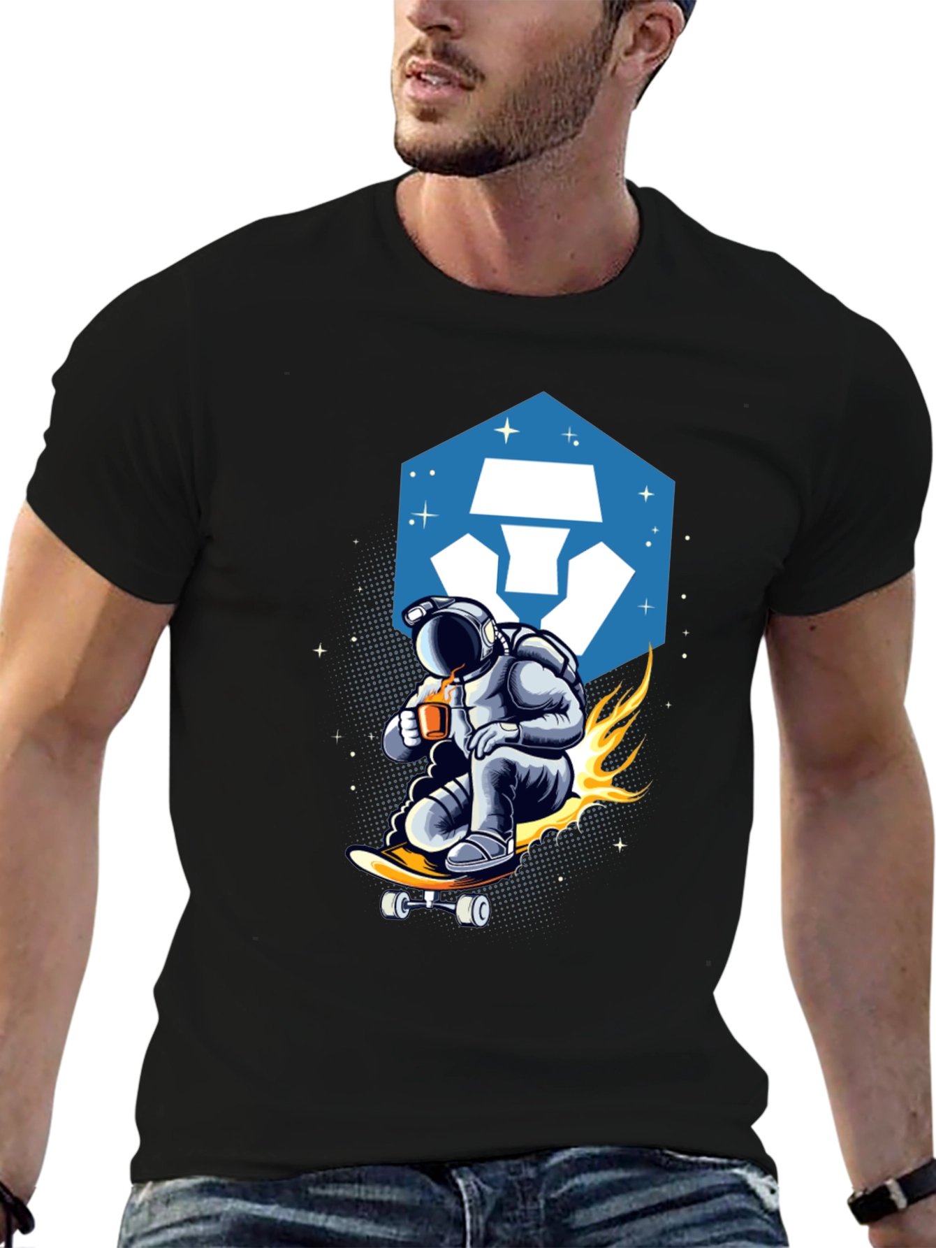 Camiseta Crypto.com Astronauta Skater