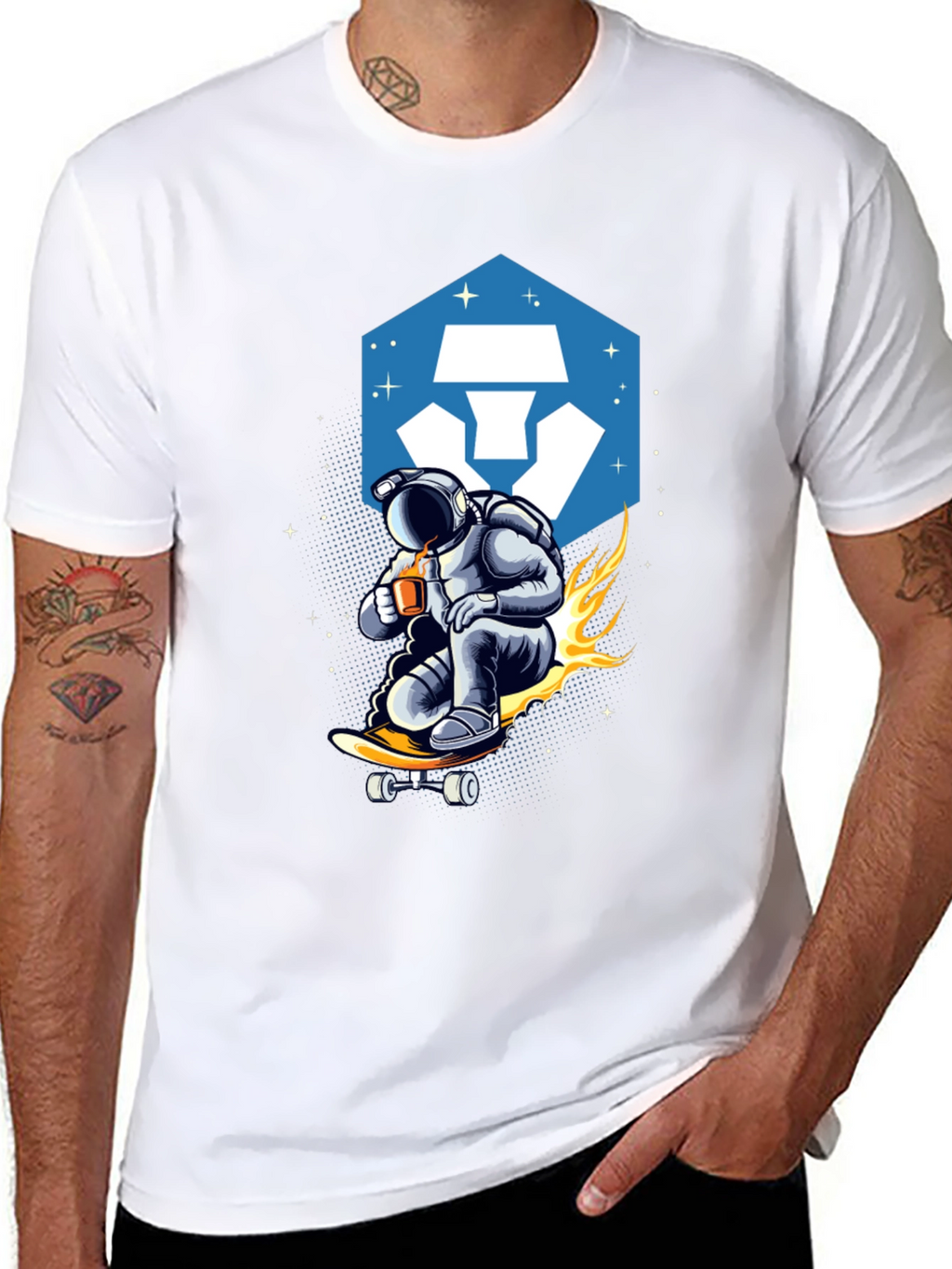 Camiseta Crypto.com Astronauta Skater