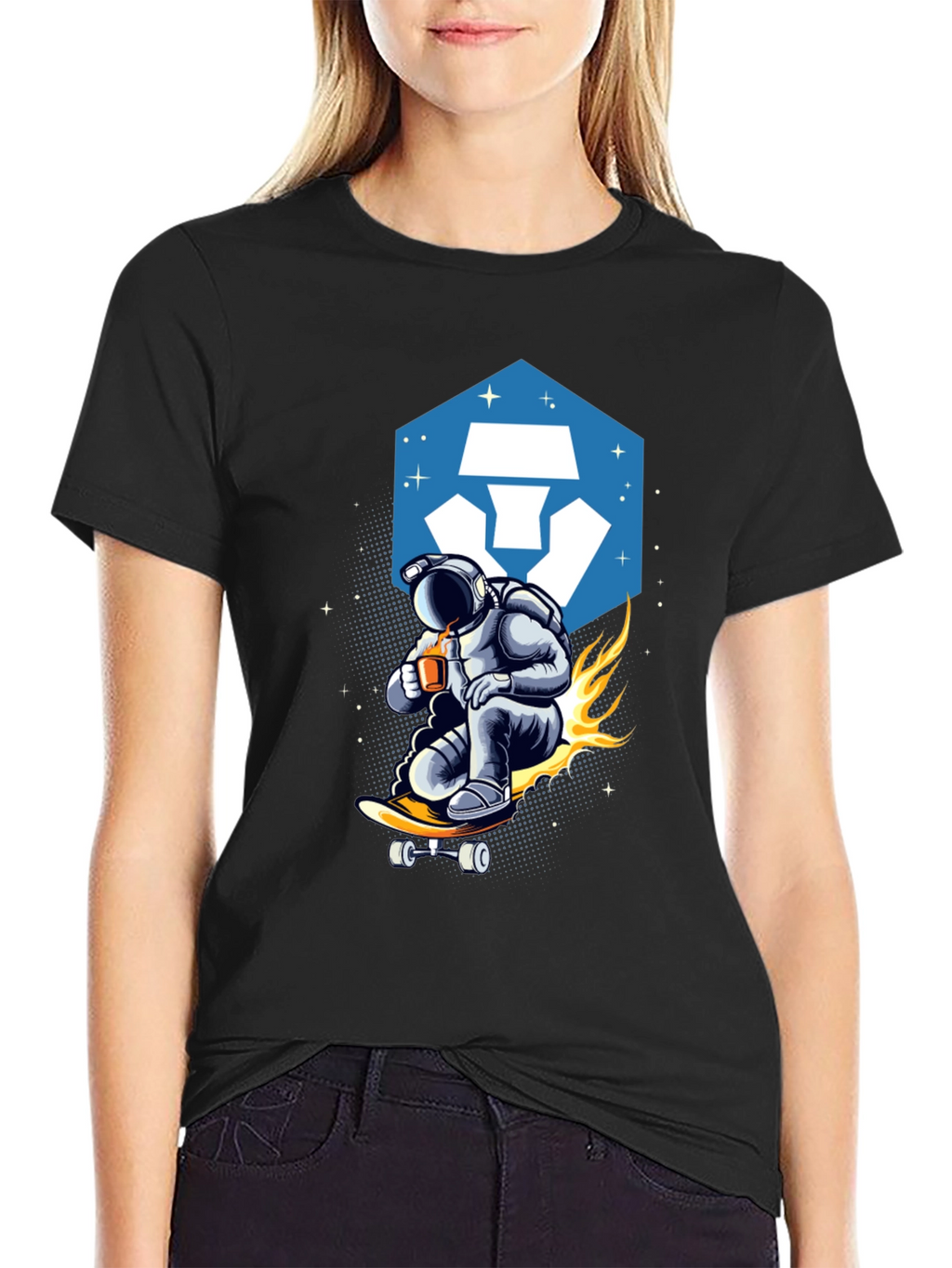 Camiseta Crypto.com Astronauta Skater