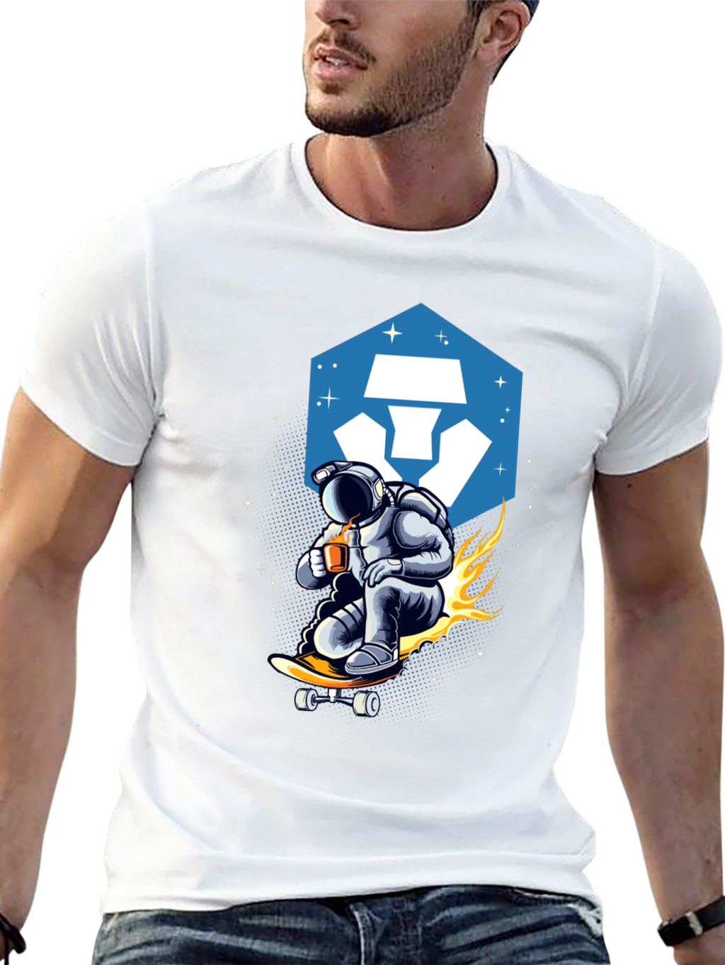 Camiseta Crypto.com Astronauta Skater