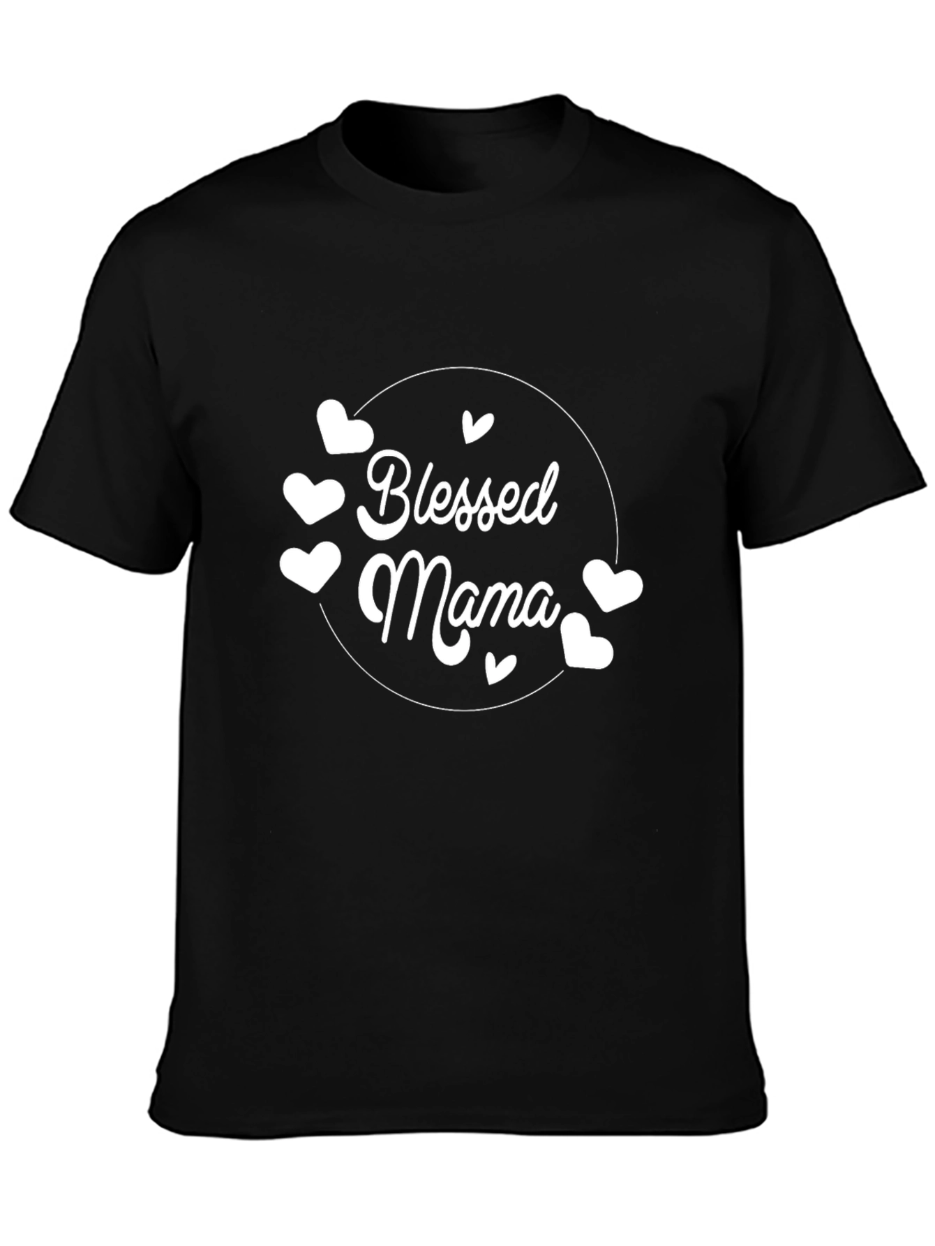 Camiseta Negra Blessed Mama
