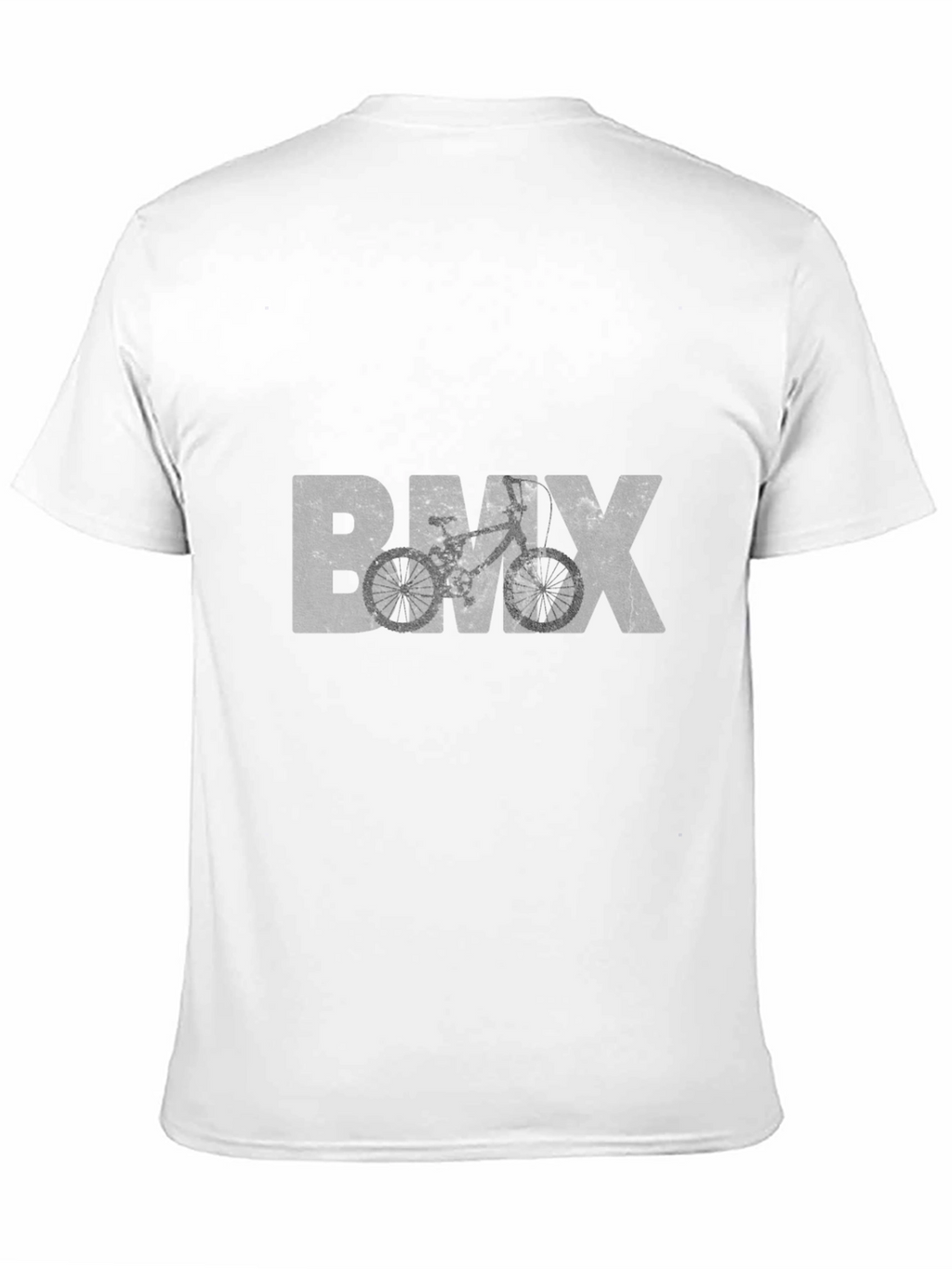 Camiseta Negra BMX Estilo Grunge para Hombre