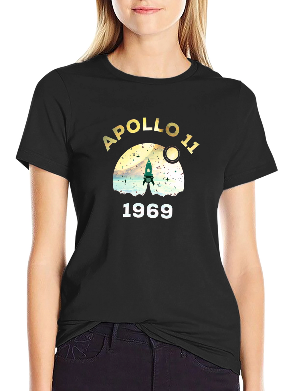 Camiseta Apollo 11 1969 Diseño Retro Espacial