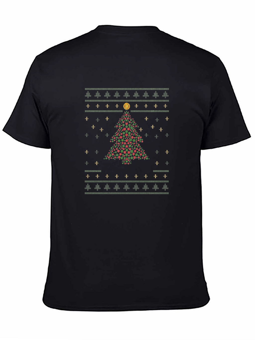 Camiseta Navideña Bitcoin: Festiva y Moderna