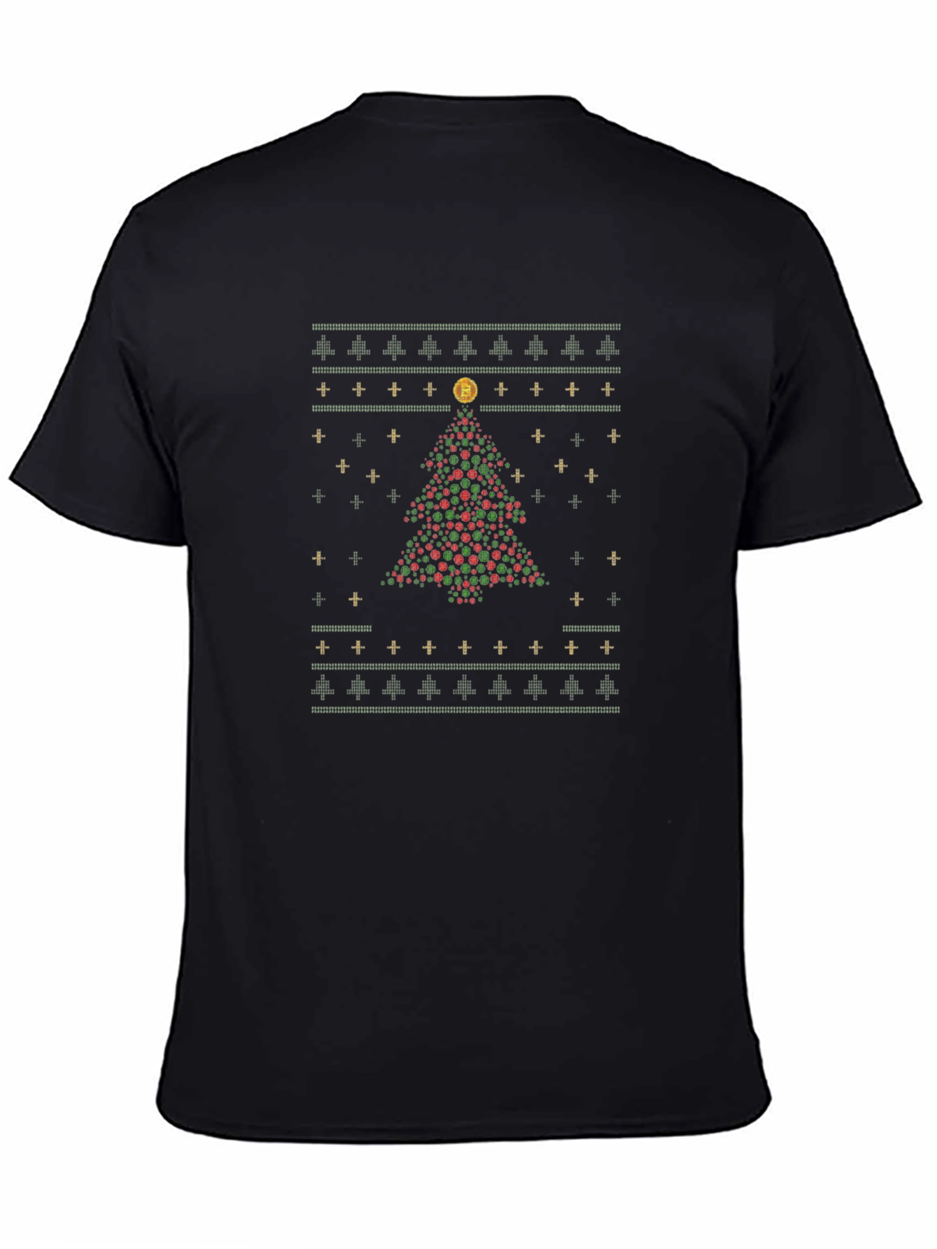 Camiseta Navideña Bitcoin: Festiva y Moderna