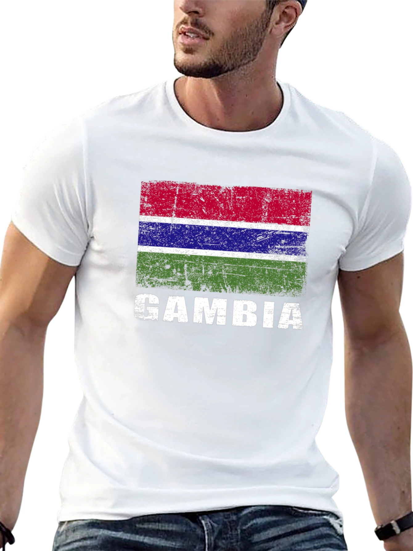 Camiseta Gambia Vintage - Estilo Único para Fans