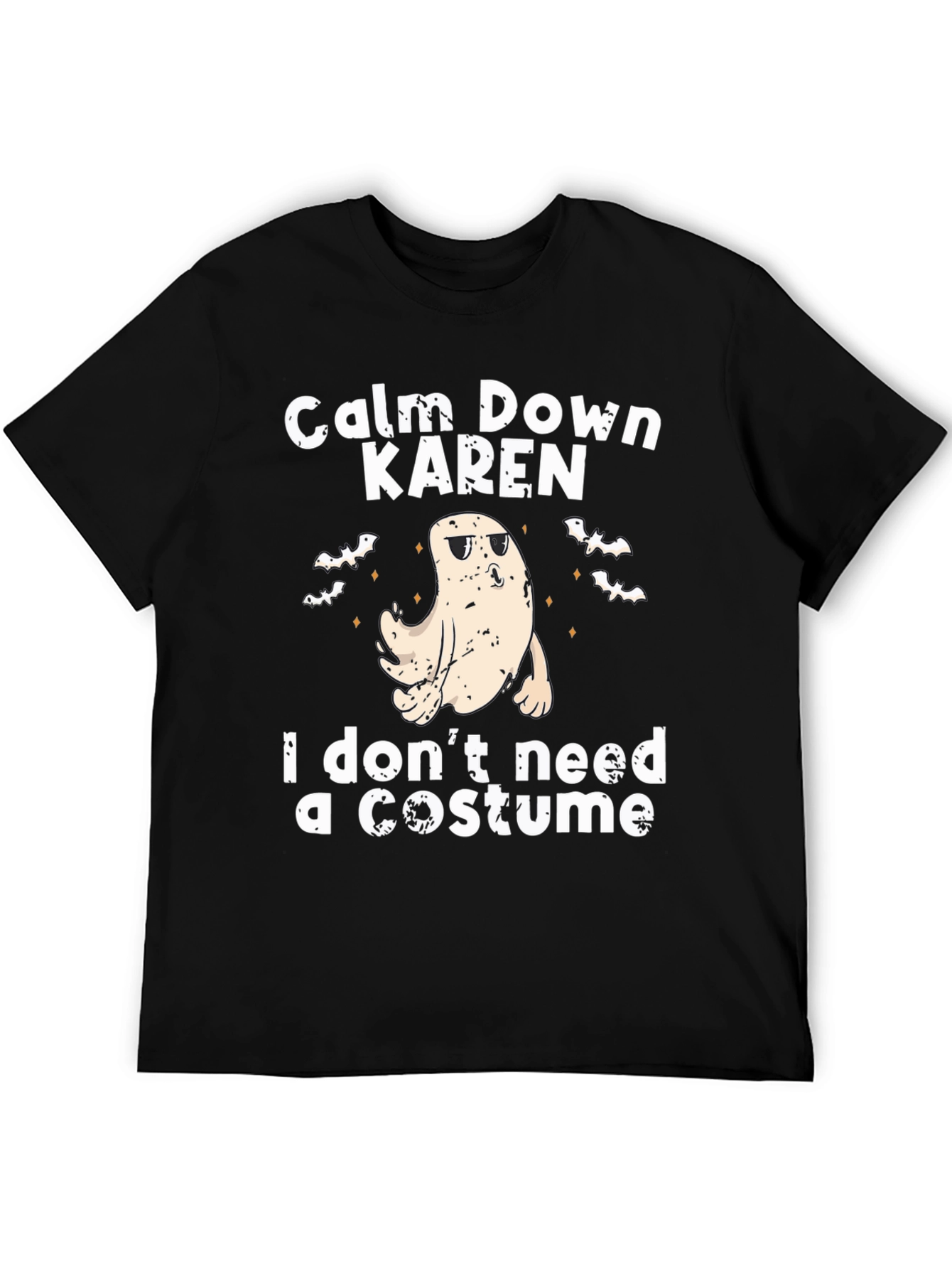 Camiseta Halloween Fantasma: ¡Calma Karen sin disfraz!