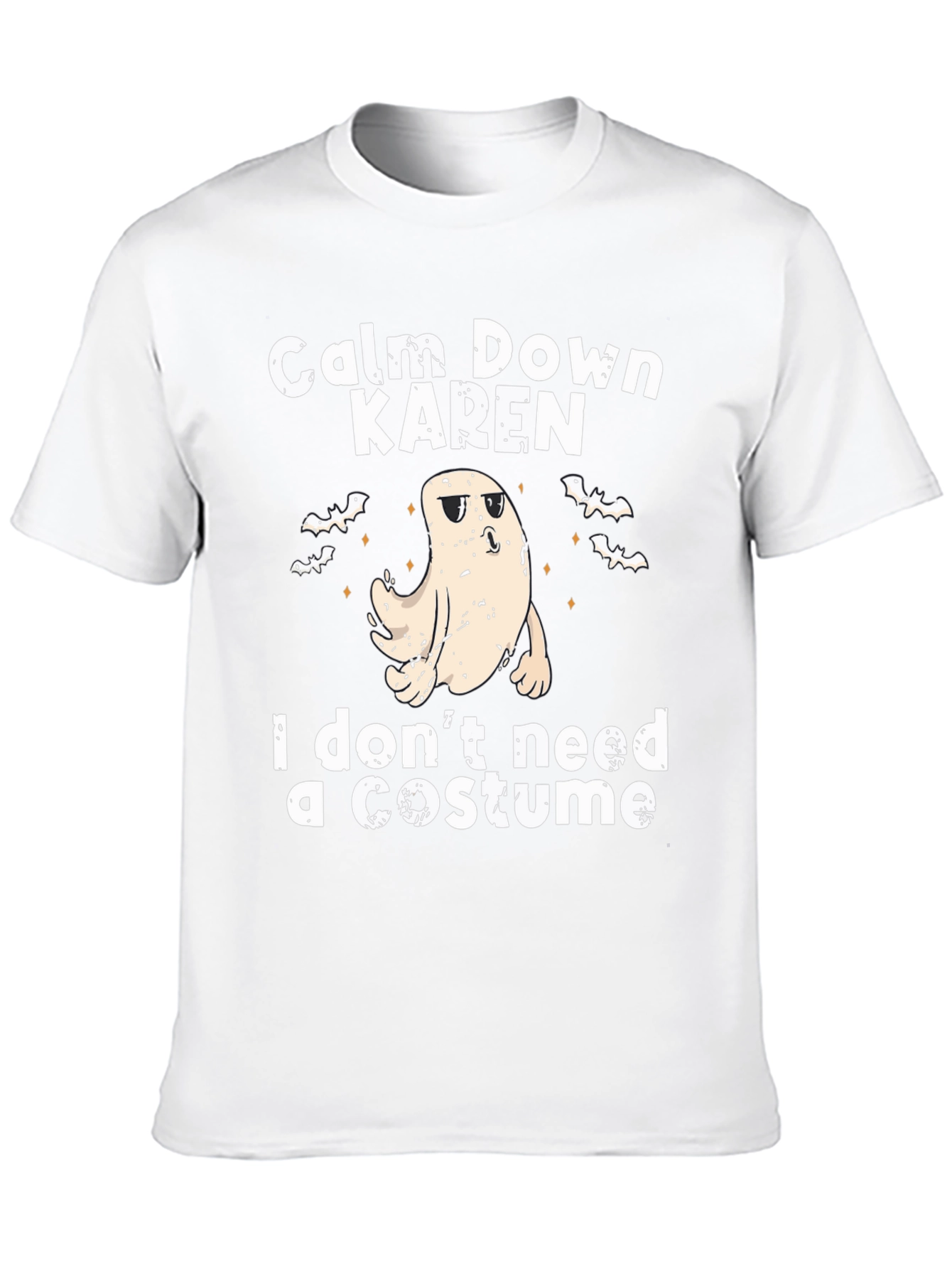 Camiseta Halloween Fantasma: ¡Calma Karen sin disfraz!