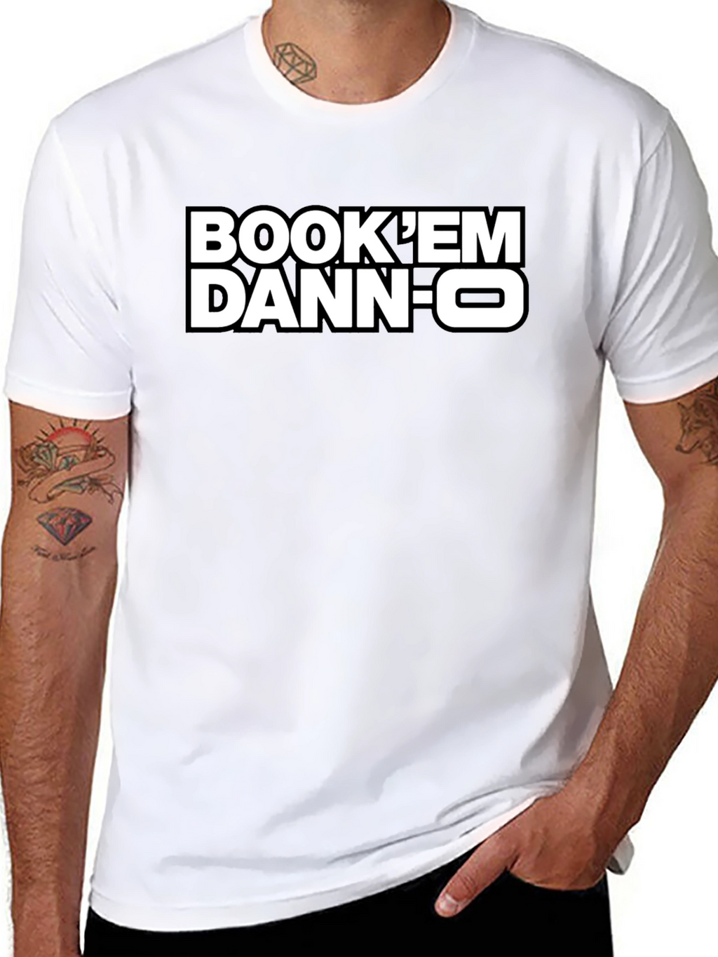 Camiseta Negra Book em Danno