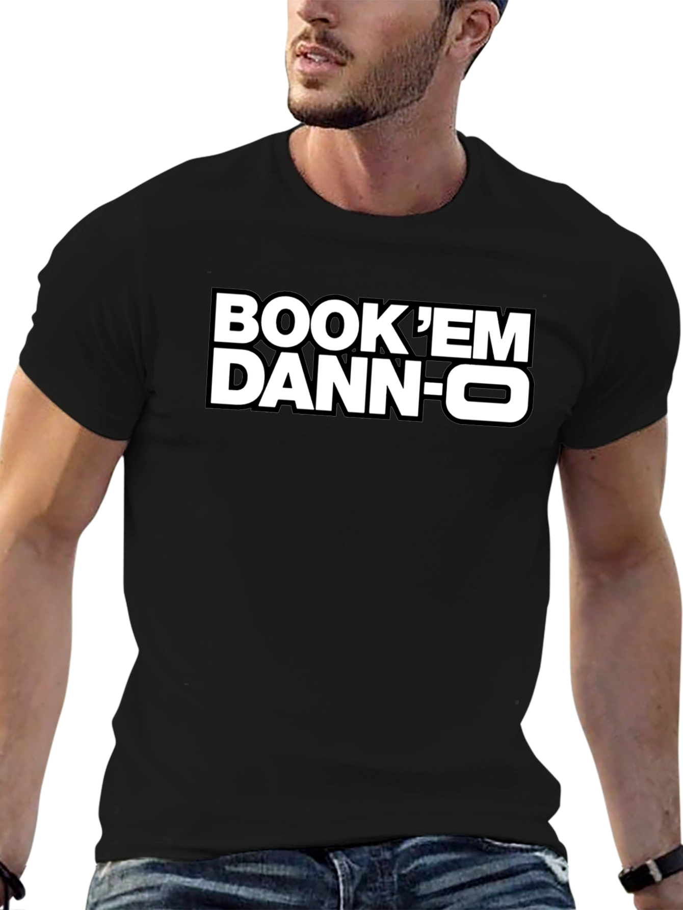 Camiseta Negra Book em Danno