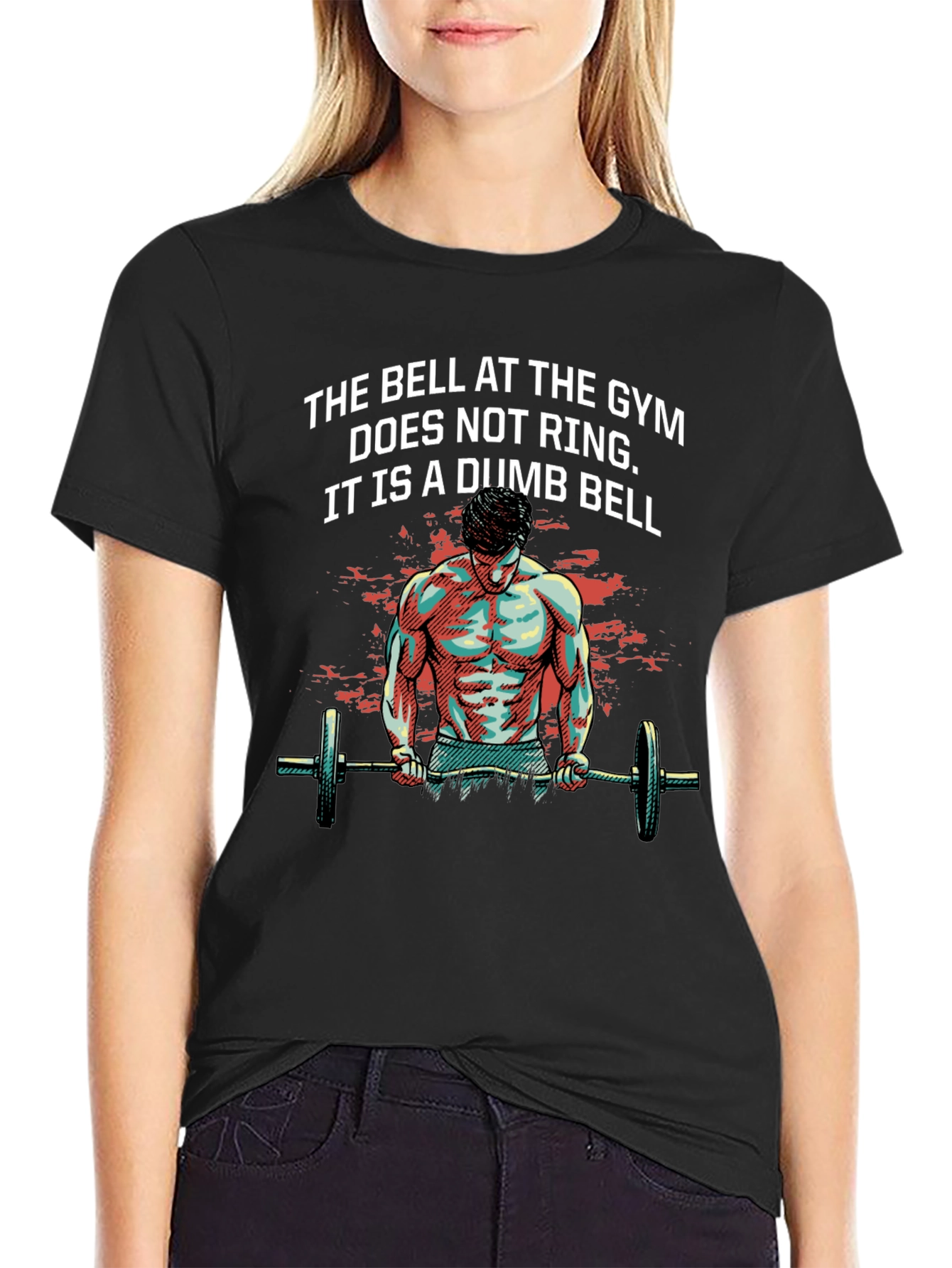 Camiseta Gym Humor: The bell at the gym...