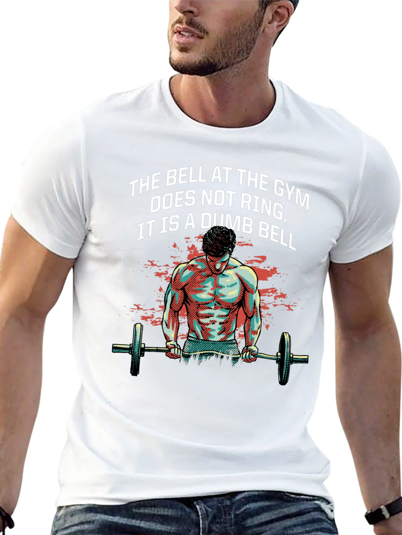 Camiseta Gym Humor: The bell at the gym...