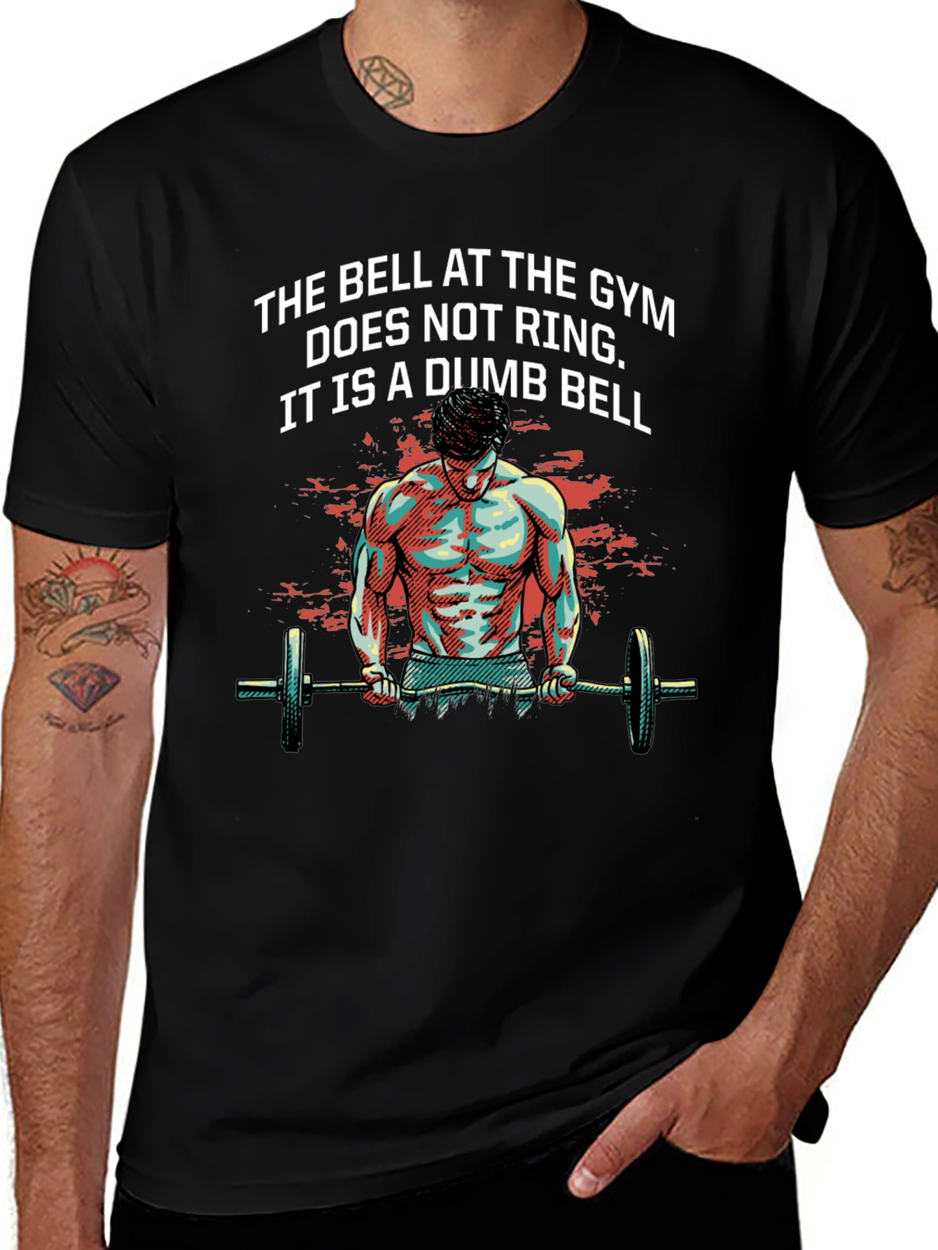 Camiseta Gym Humor: The bell at the gym...
