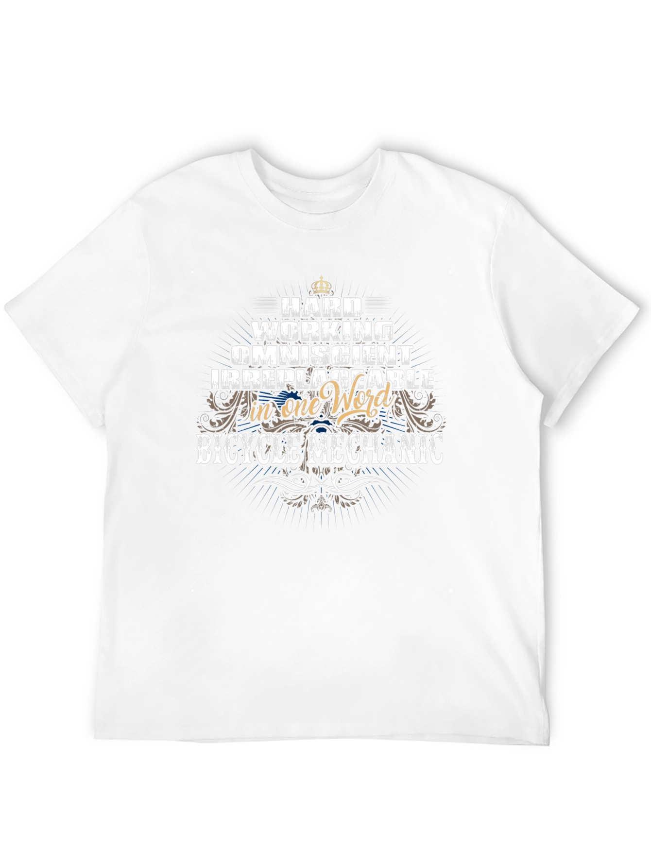 Camiseta Mecánico de Bicicletas: Trabajador Omnisciente Irremplazable