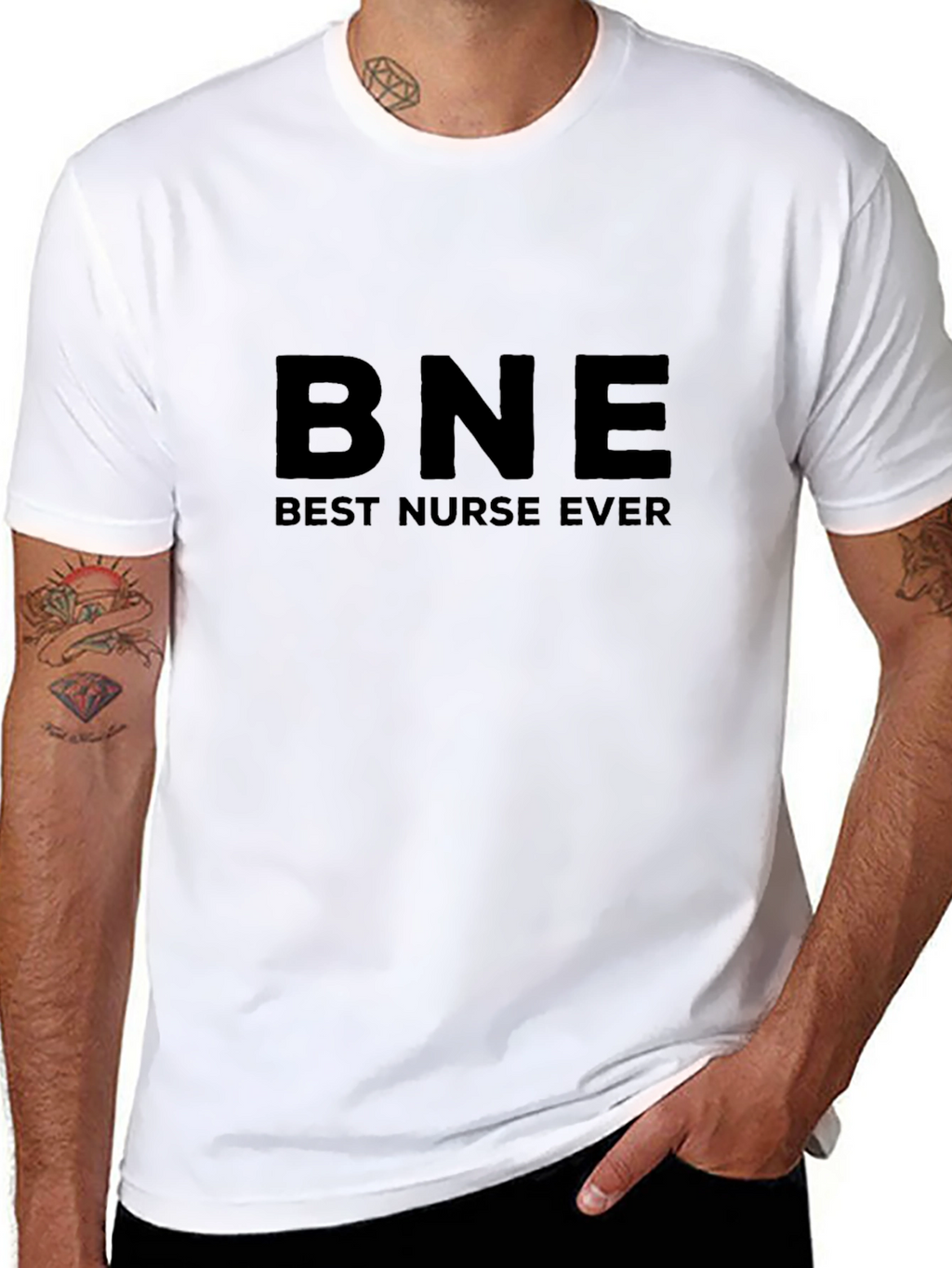 Camiseta Negra BNE Best Nurse Ever