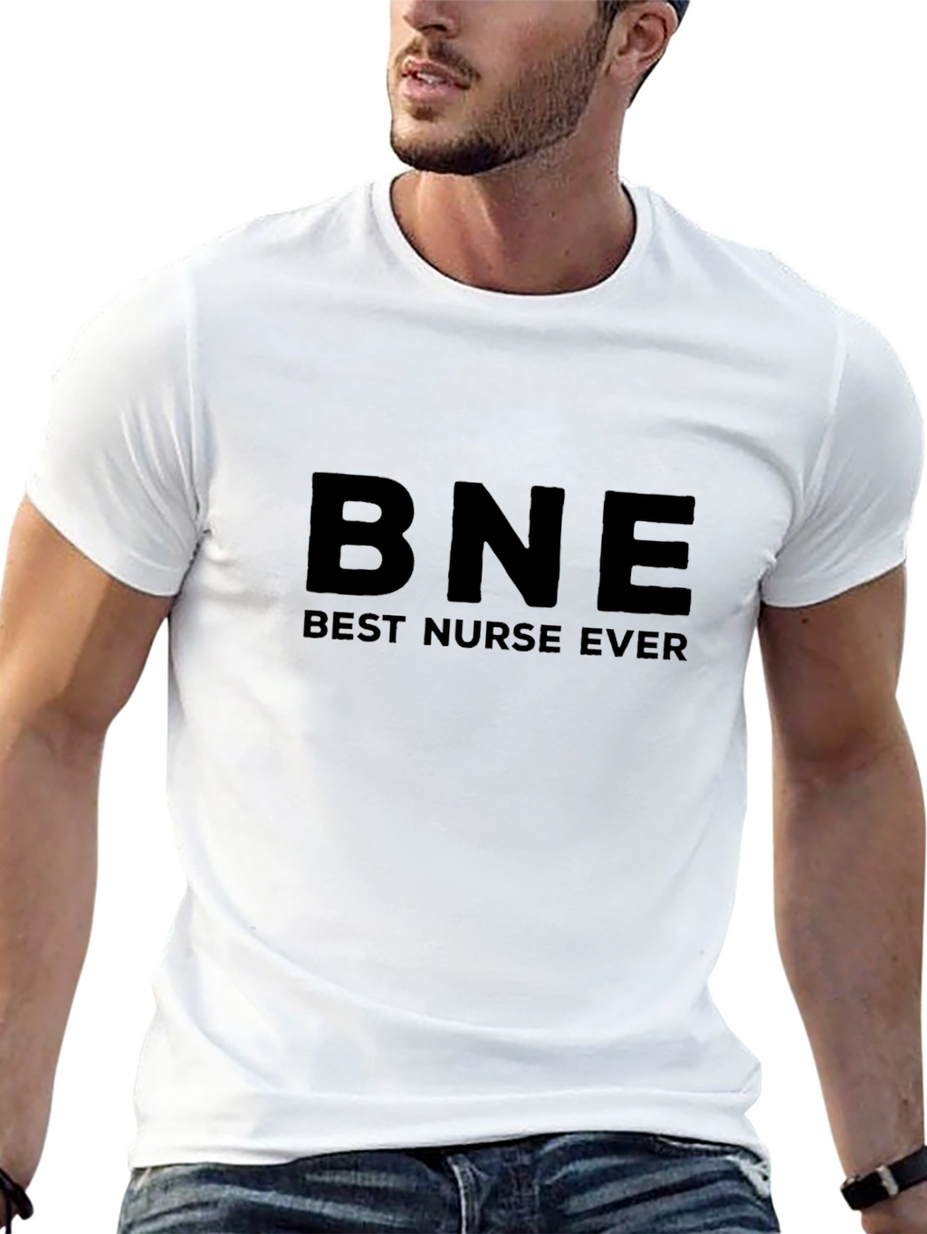 Camiseta Negra BNE Best Nurse Ever