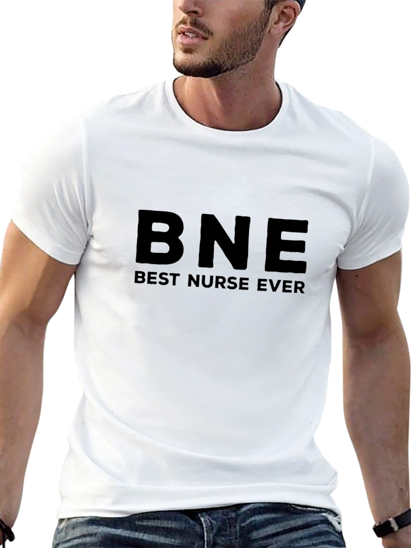Camiseta Negra BNE Best Nurse Ever
