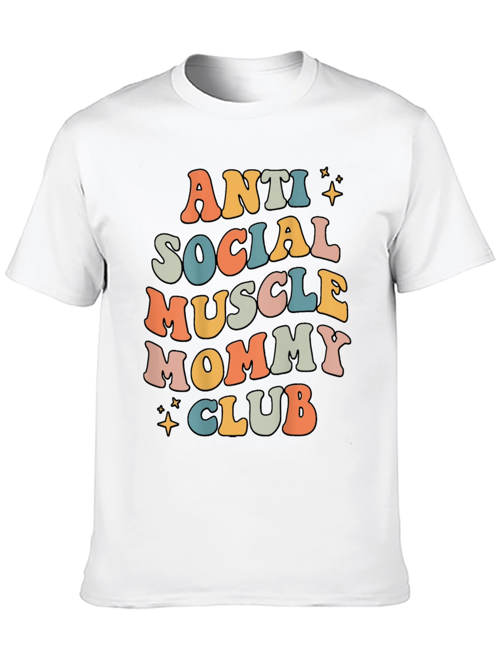 Camiseta Anti Social Muscle Mommy Club Negra