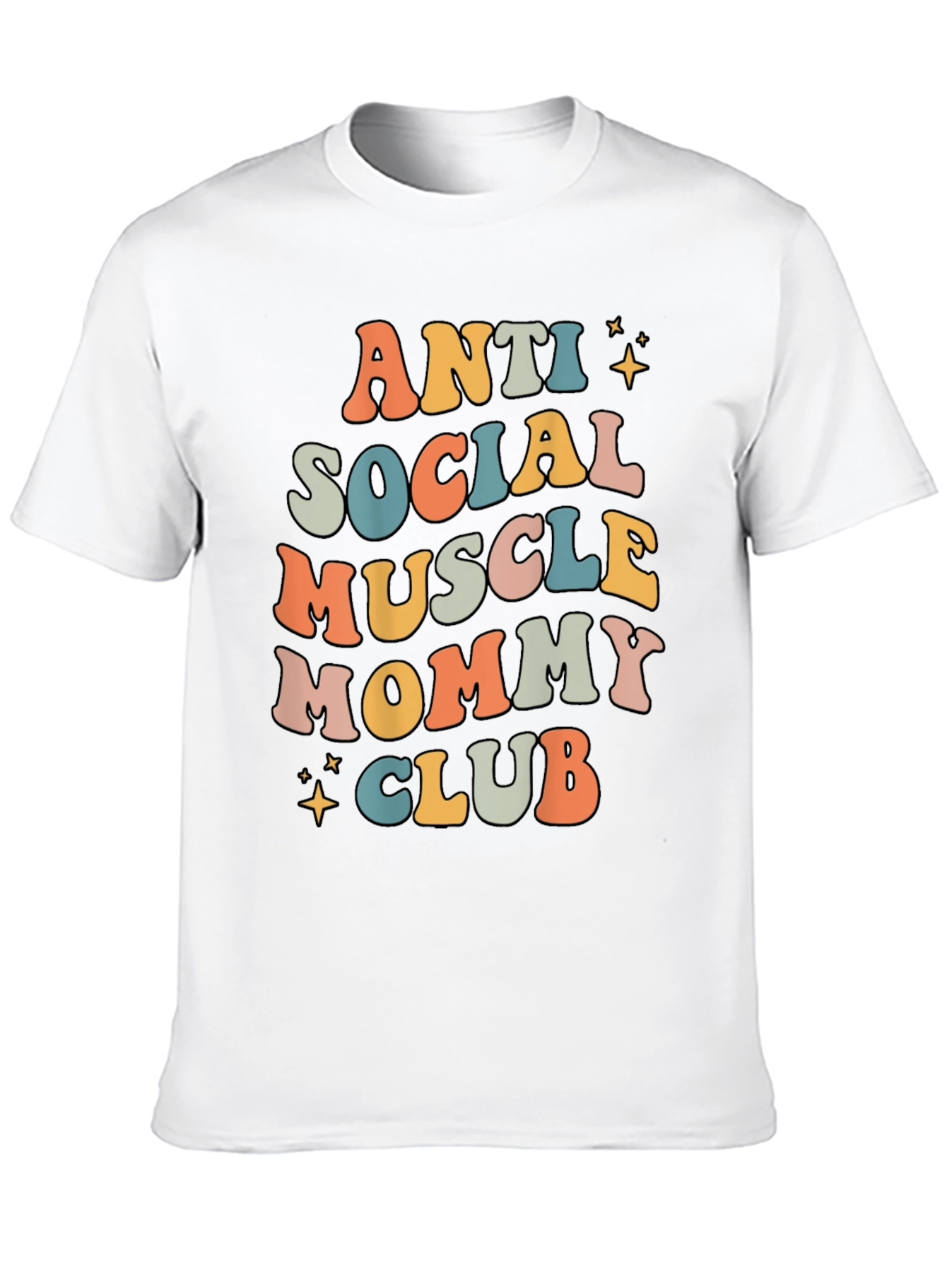 Camiseta Anti Social Muscle Mommy Club Negra