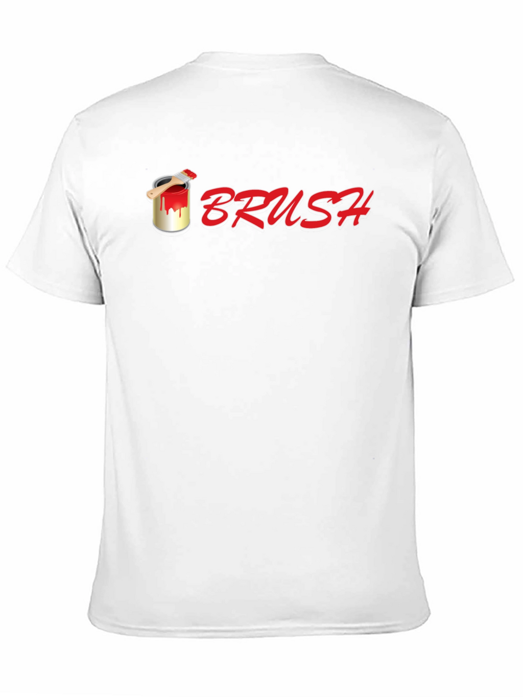 Camiseta Negra Brush con Diseño de Pintura