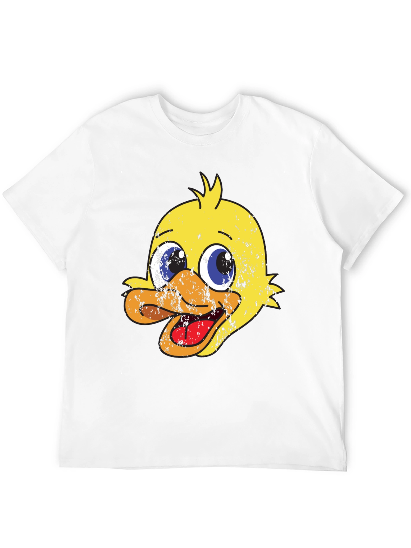 Camiseta Negra con Diseño de Pato Amarillo