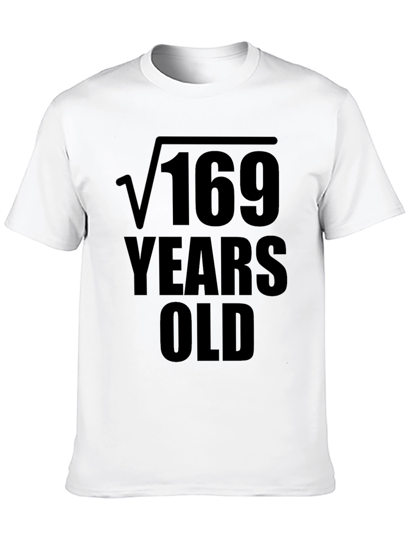 Camiseta Hombre: Raíz Cuadrada de 169