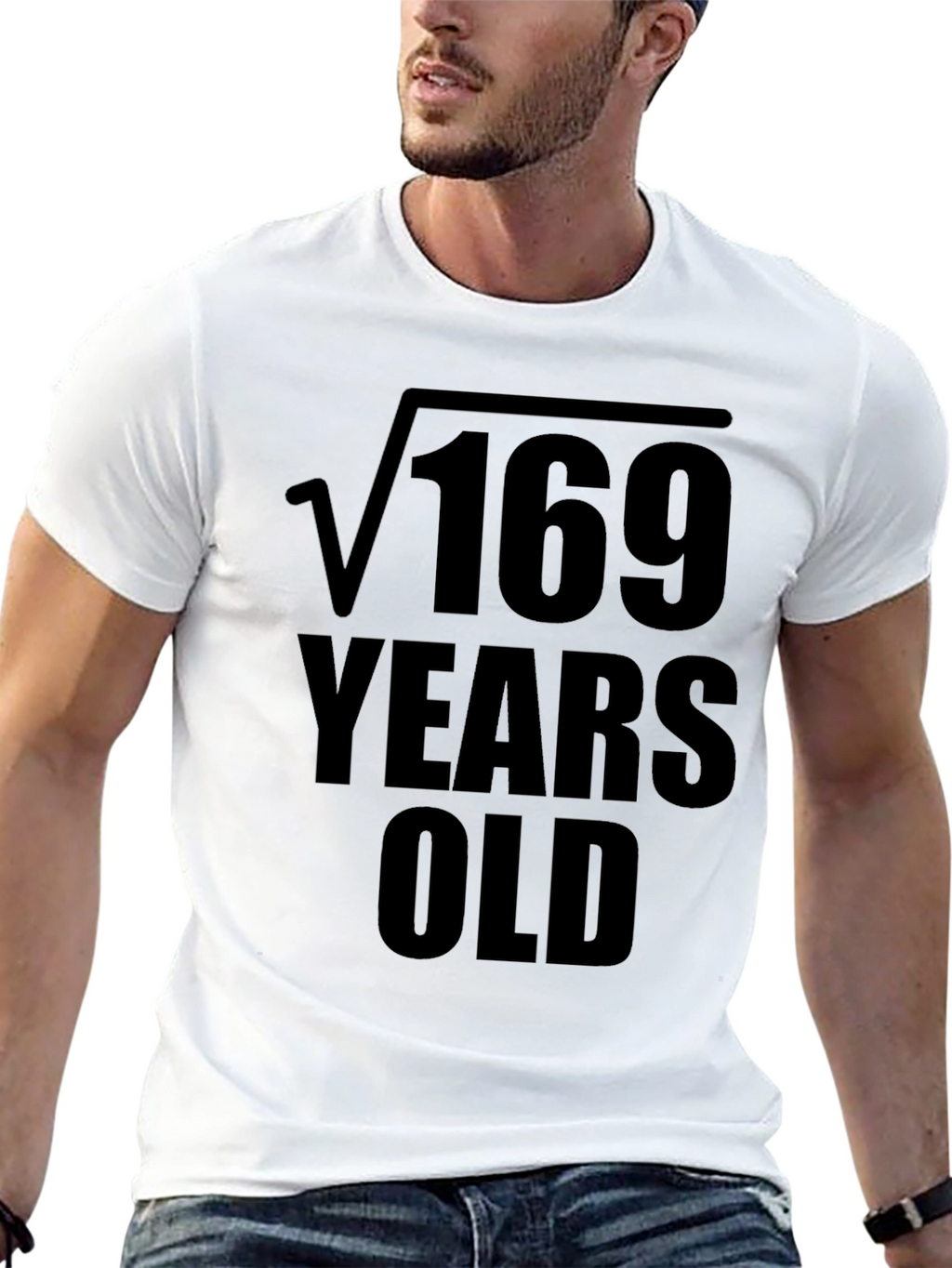 Camiseta Hombre: Raíz Cuadrada de 169