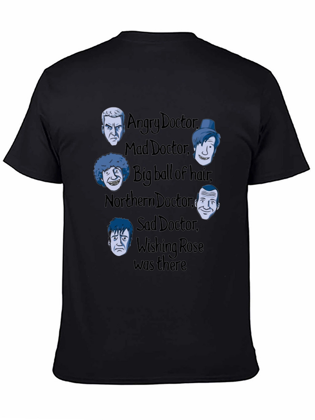 Camiseta Doctor Who: Varios Doctores