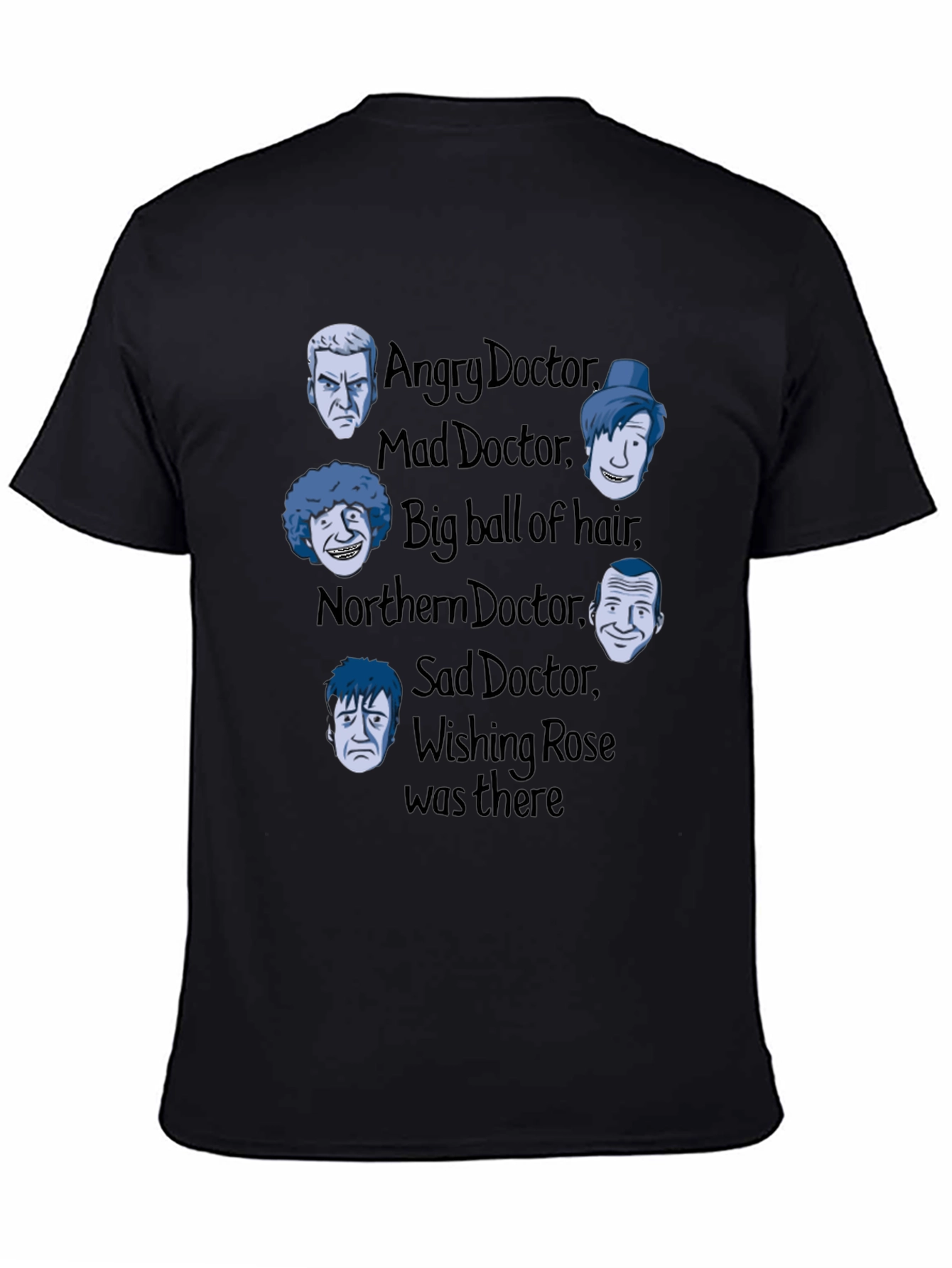 Camiseta Doctor Who: Varios Doctores