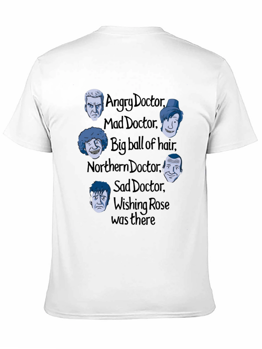 Camiseta Doctor Who: Varios Doctores