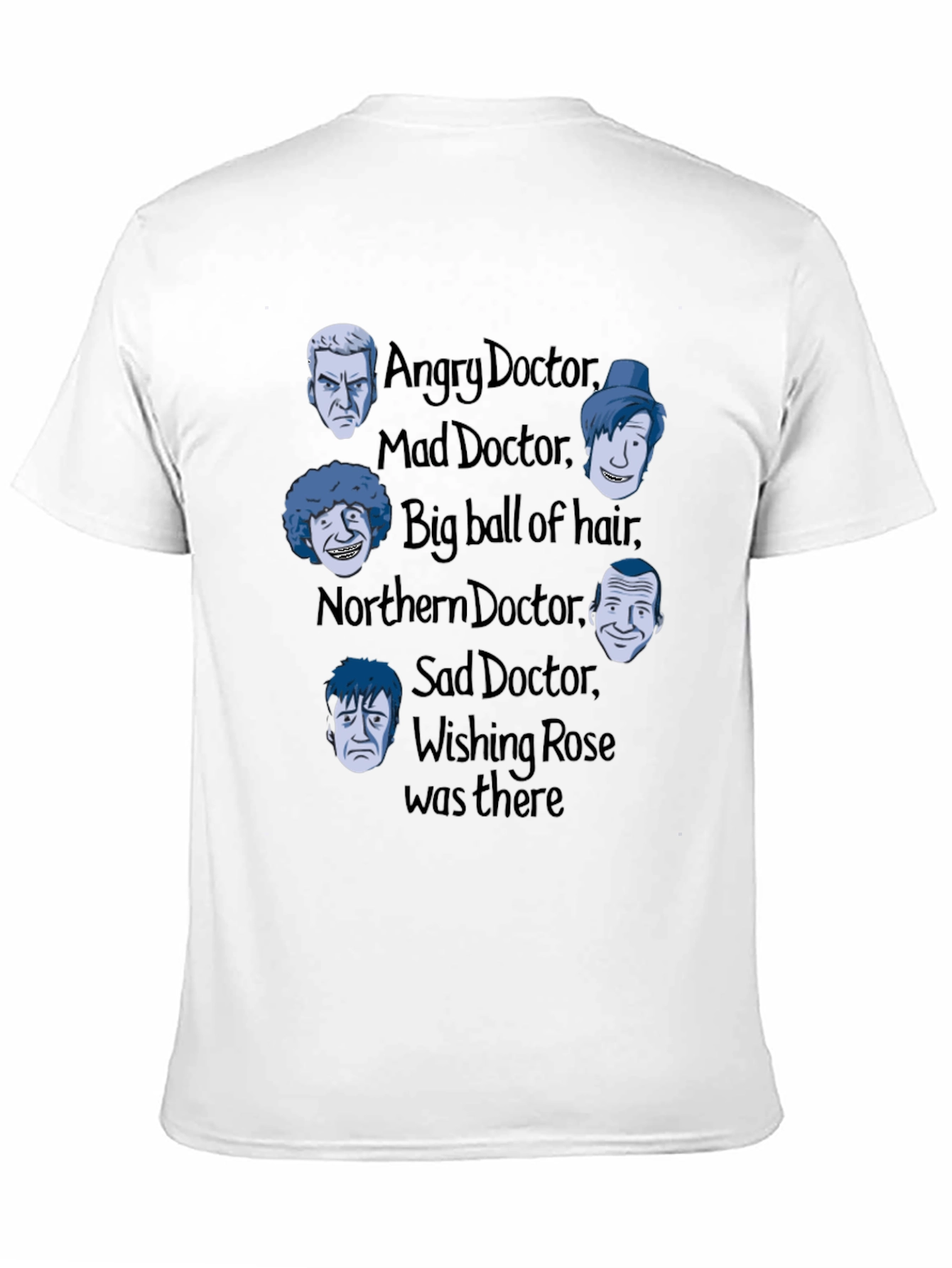 Camiseta Doctor Who: Varios Doctores