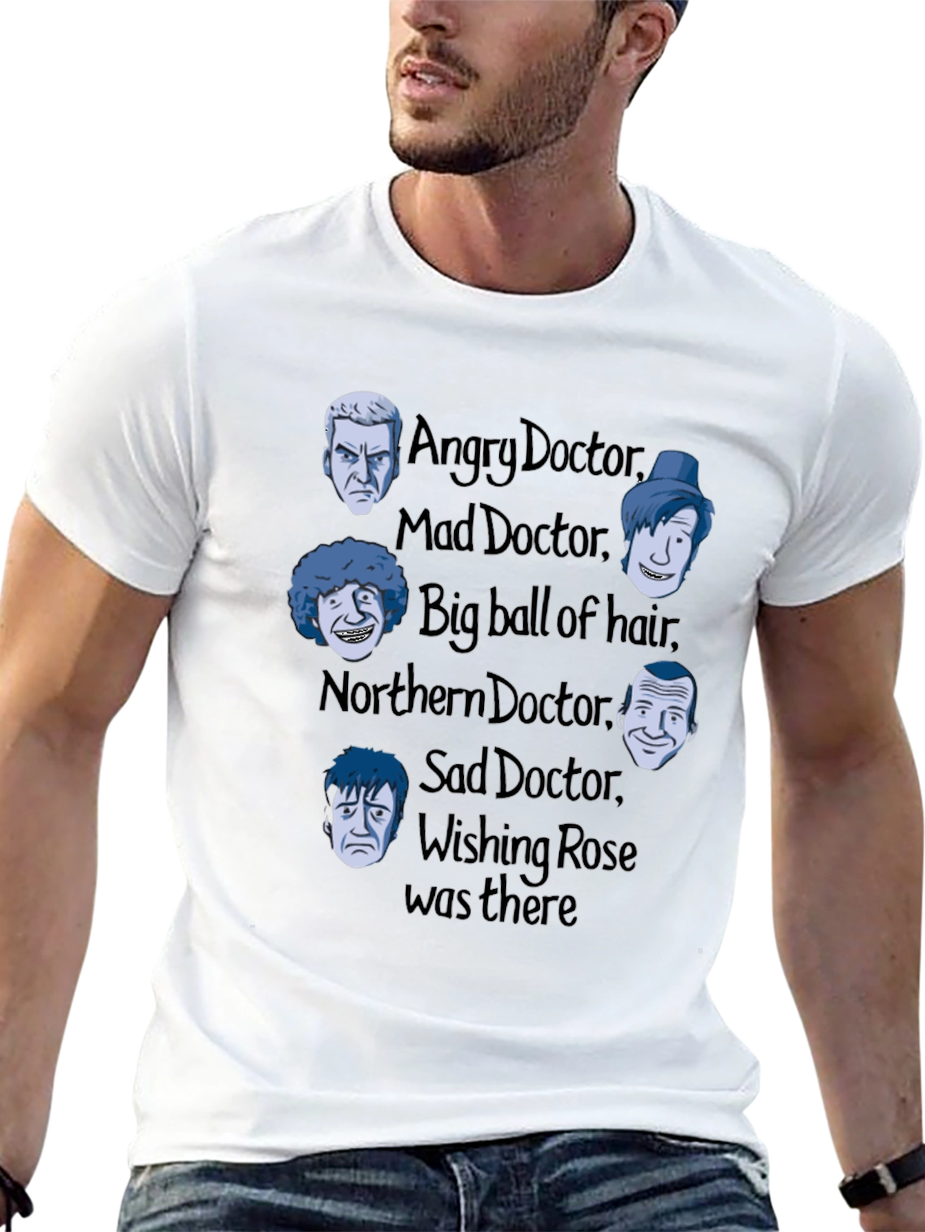 Camiseta Doctor Who: Varios Doctores