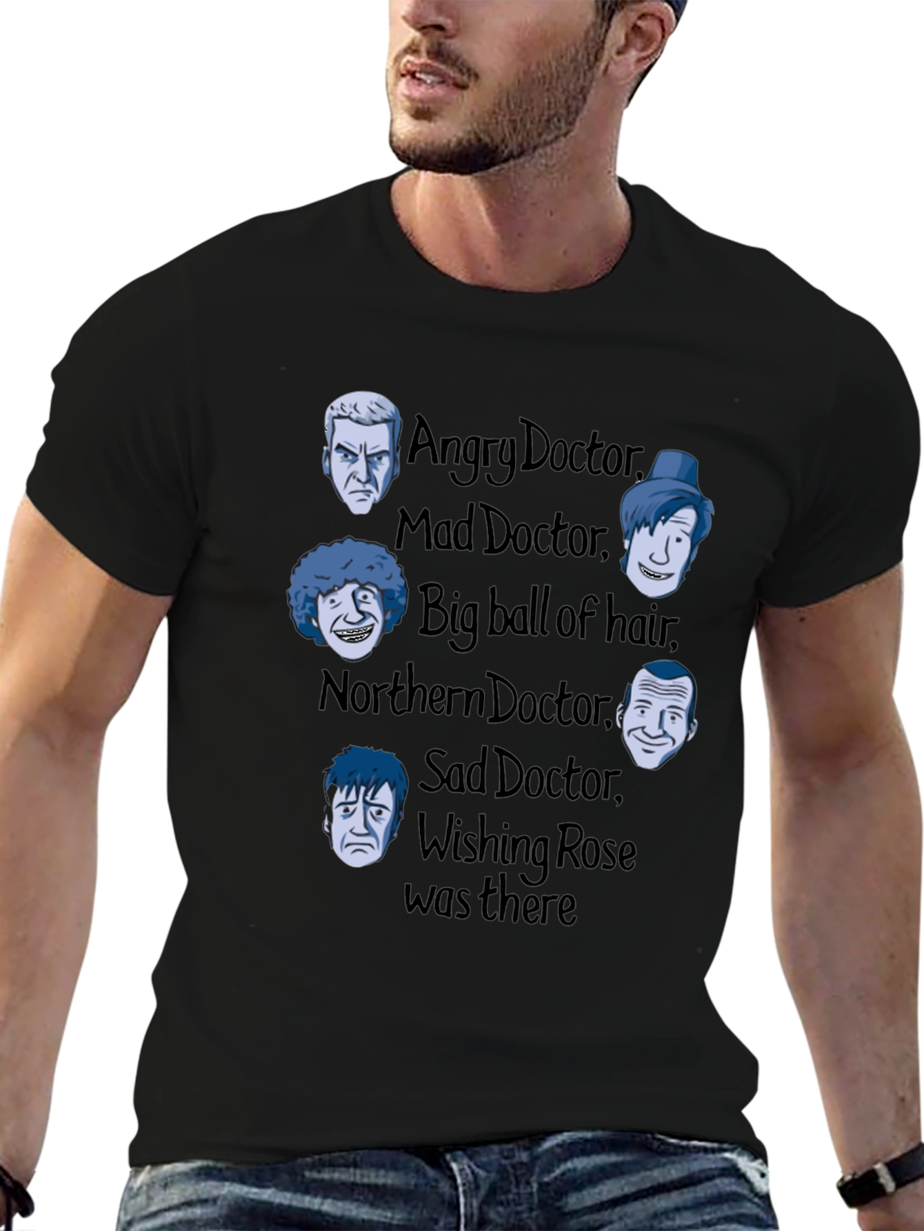 Camiseta Doctor Who: Varios Doctores