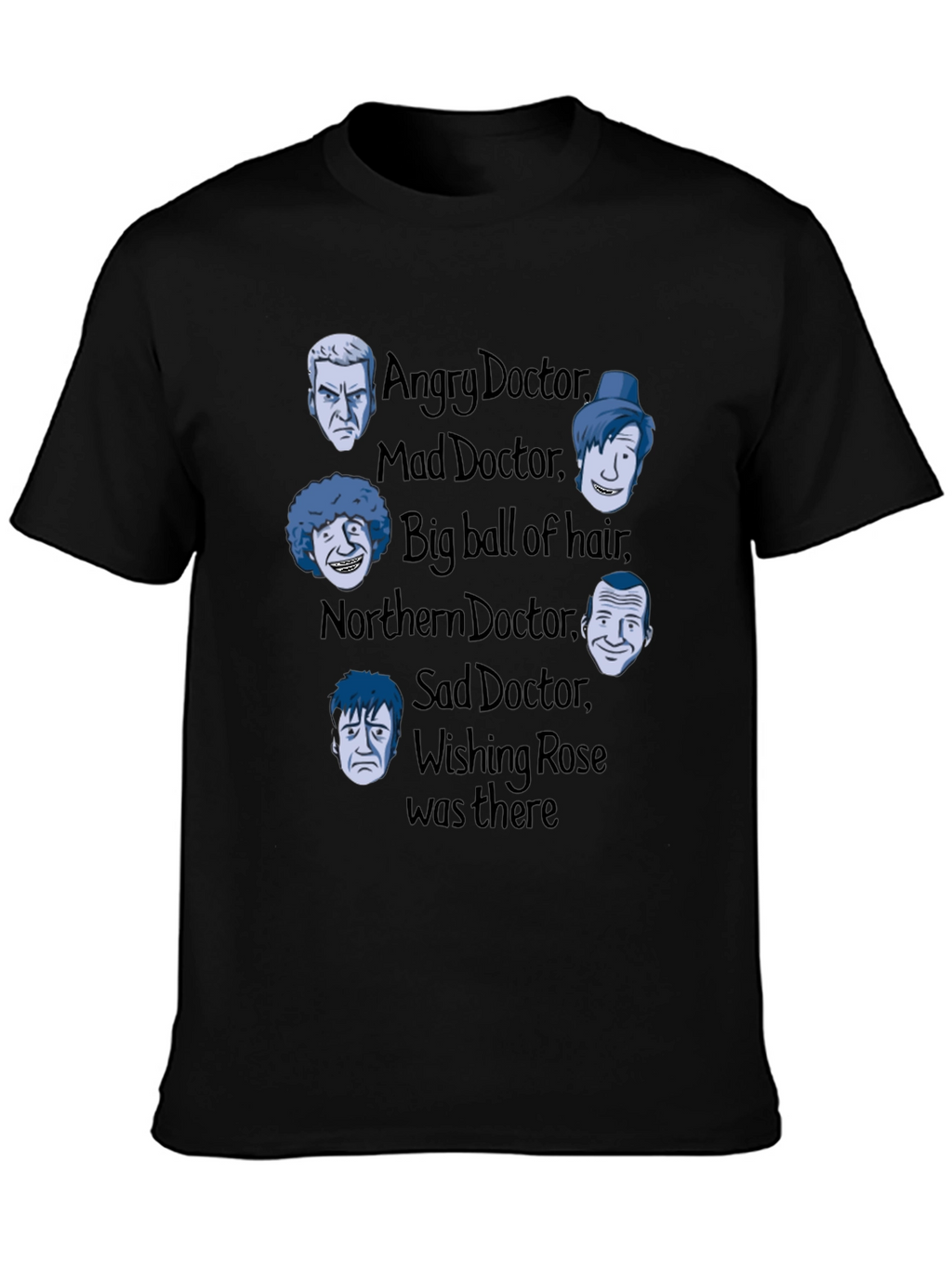 Camiseta Doctor Who: Varios Doctores
