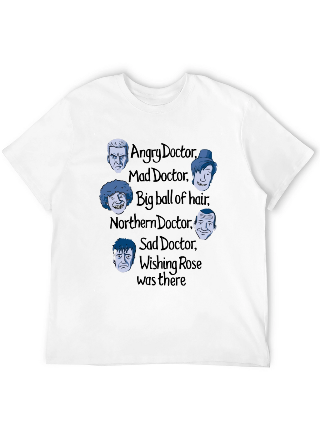 Camiseta Doctor Who: Varios Doctores