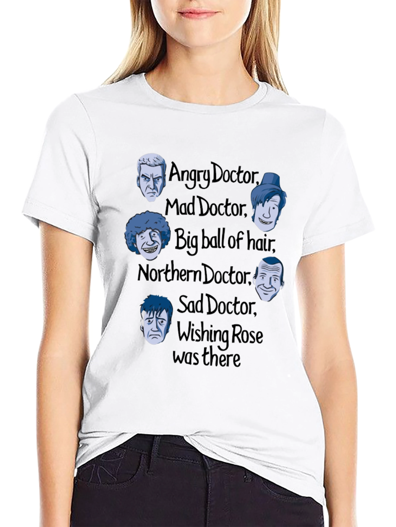 Camiseta Doctor Who: Varios Doctores