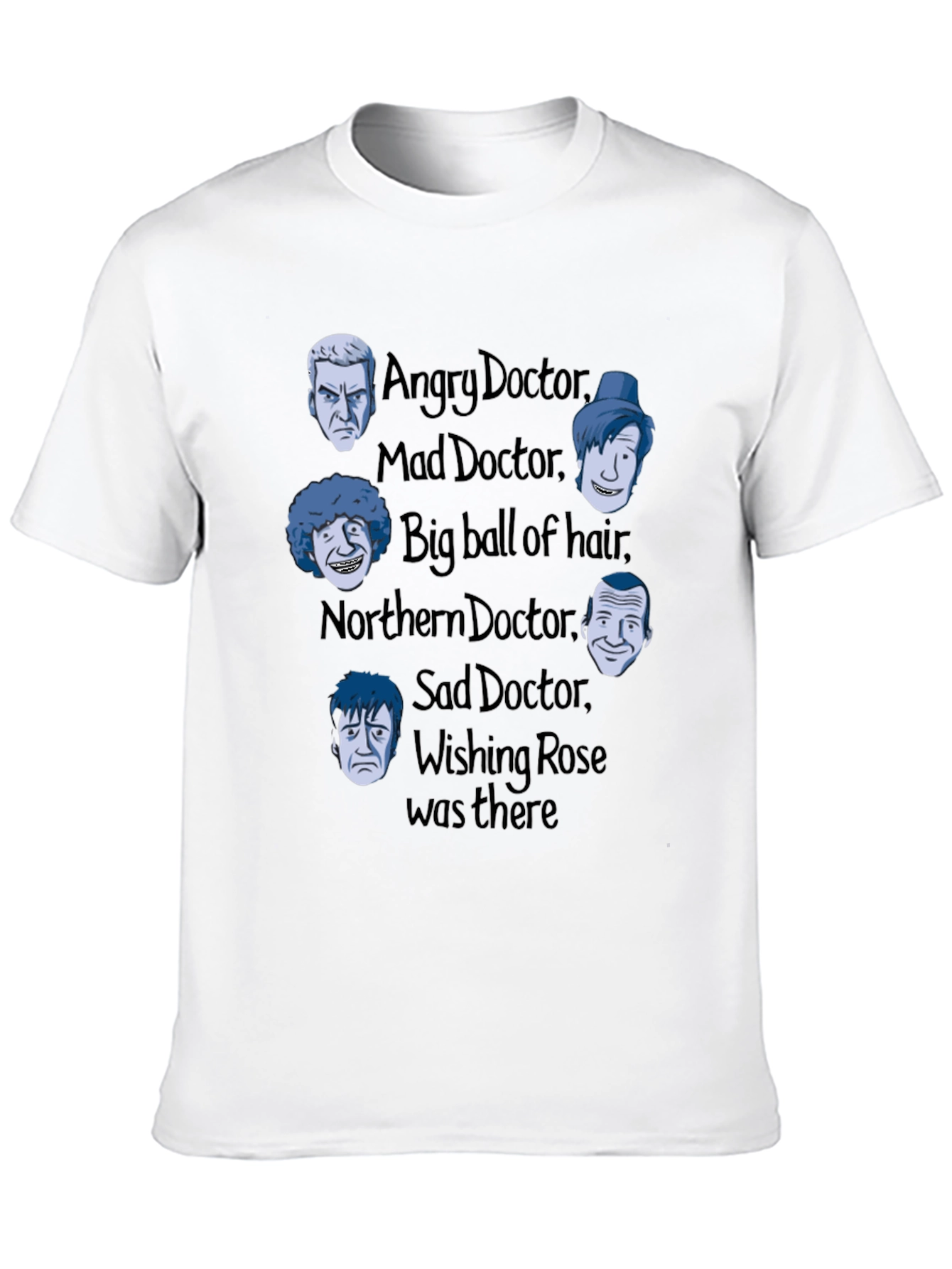 Camiseta Doctor Who: Varios Doctores