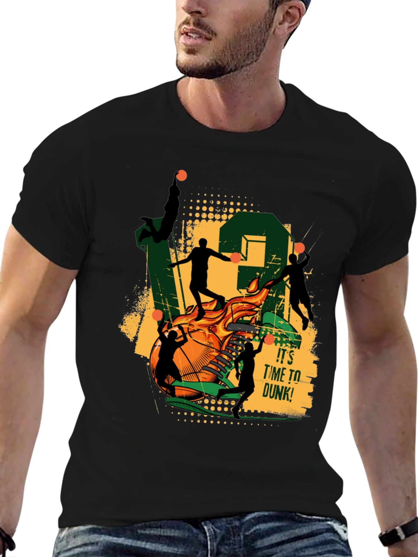 Camiseta Baloncesto Its Time to Dunk!